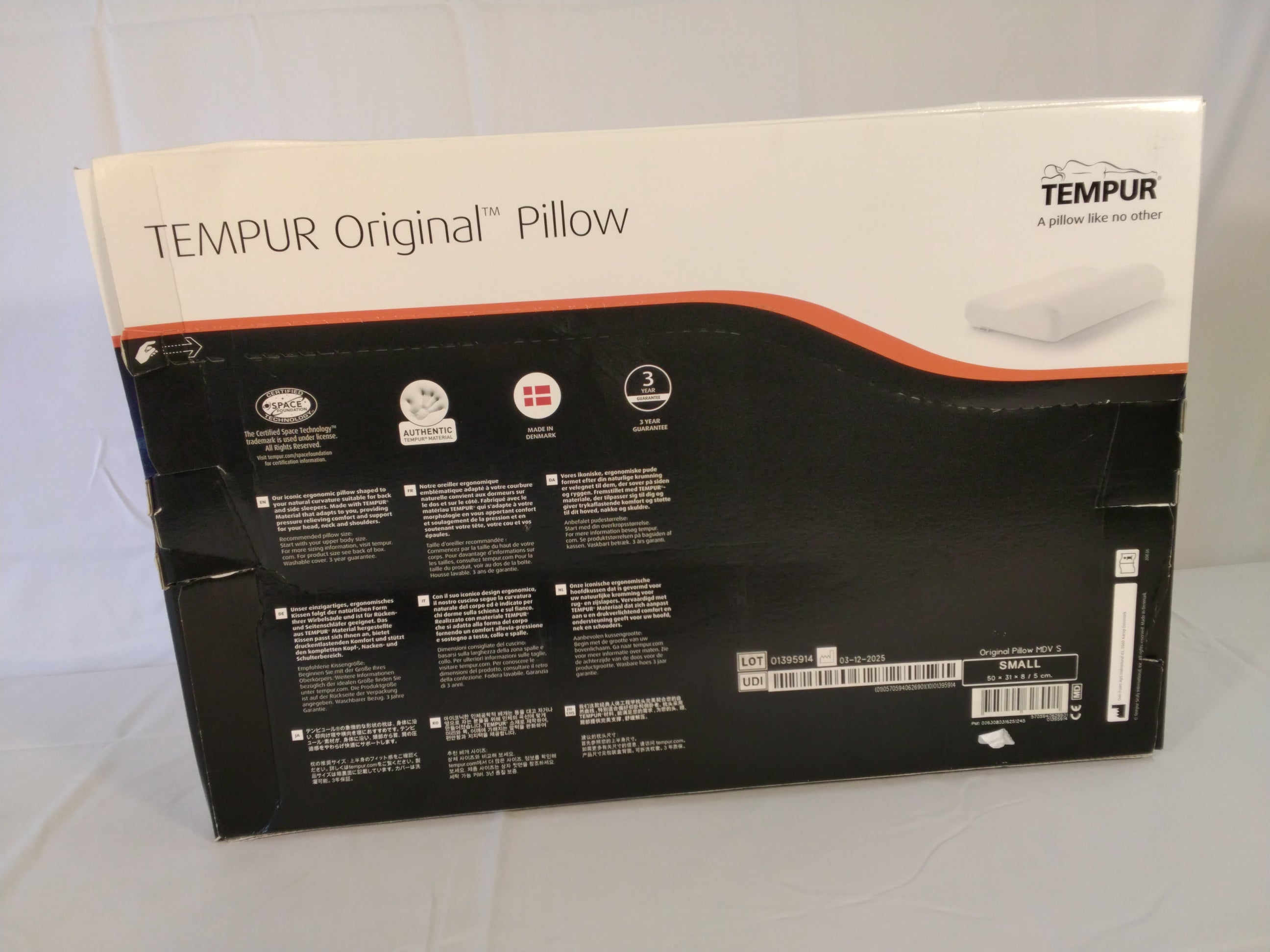 TEMPUR Original Pillow Small | Cuscino Ergonomico in Memory Foam | Nuovo