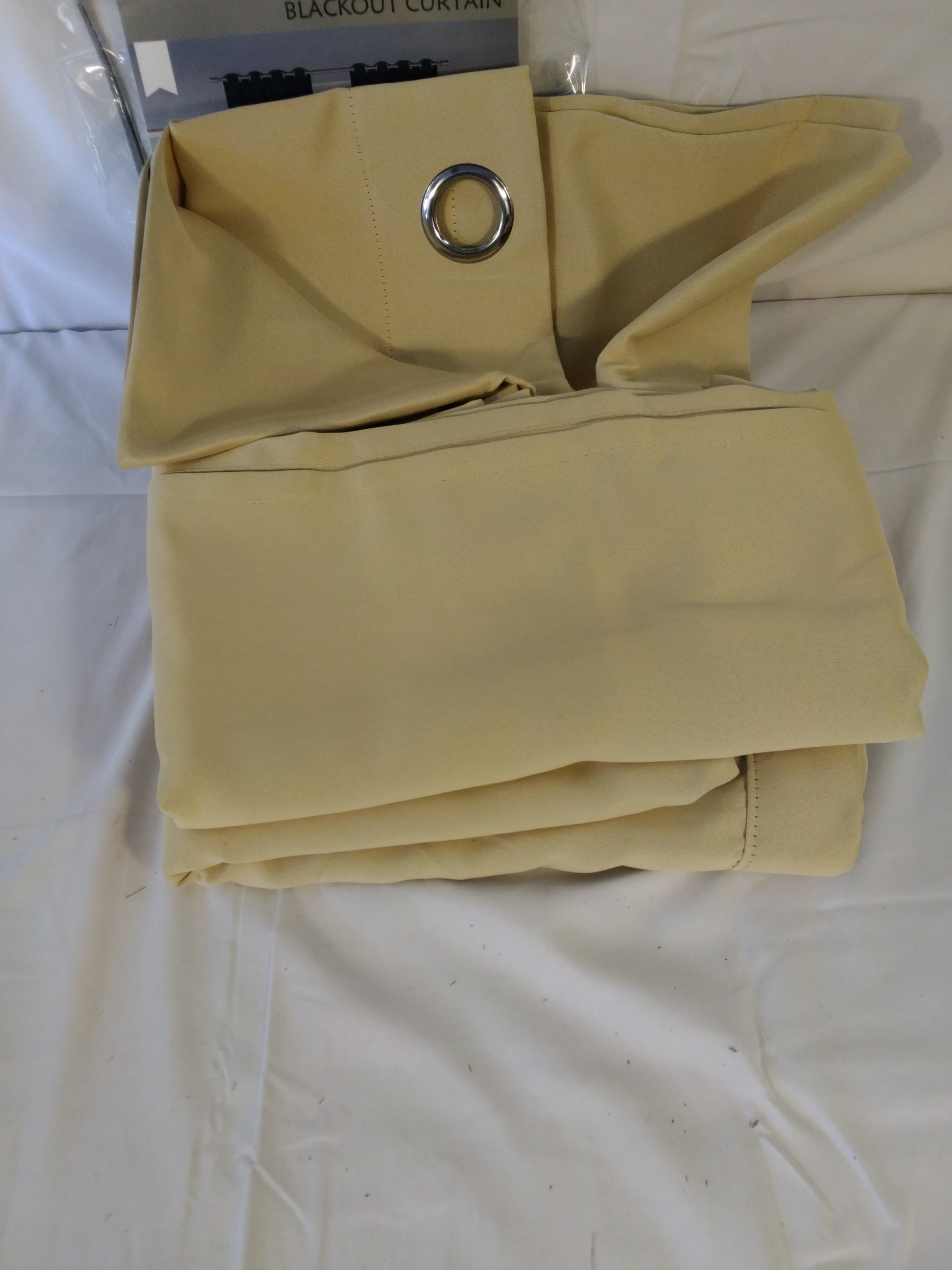 Ystyle Set 2 Tende Oscuranti Beige 140 × 280 cm con Occhielli | Nuovo