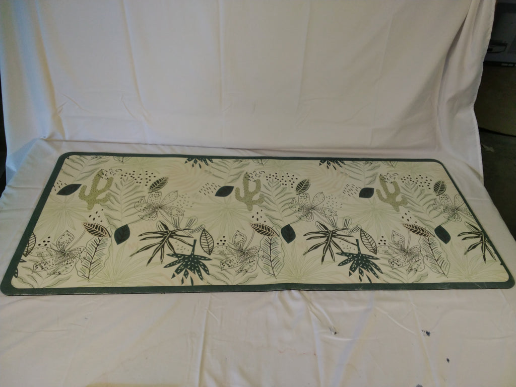 Tappetino Assorbente Multiuso Crearneda Asciughino Green Palms 50 × 120 cm | Made in Italy | Nuovo