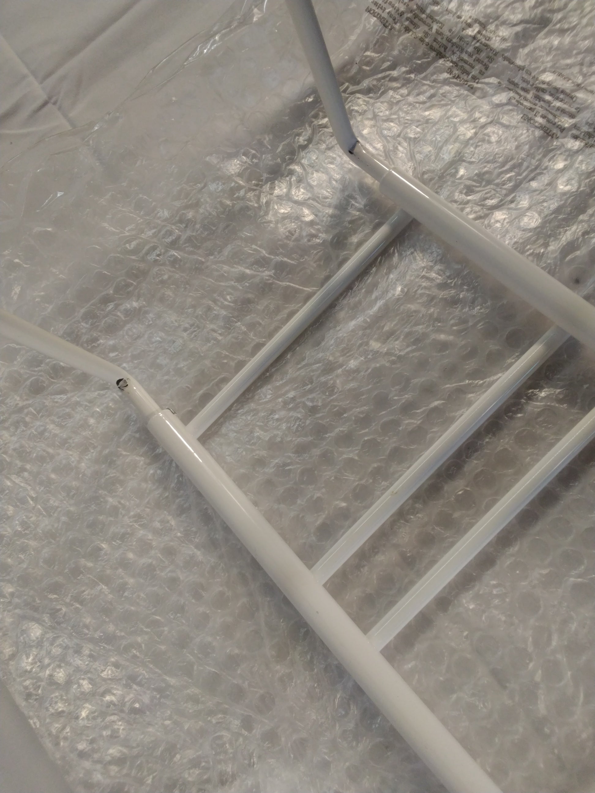 Sauvic Supporto Portavasi Estensibile da Finestra 70–100 cm in Metallo Bianco | Nuovo con Piccole Imperfezioni