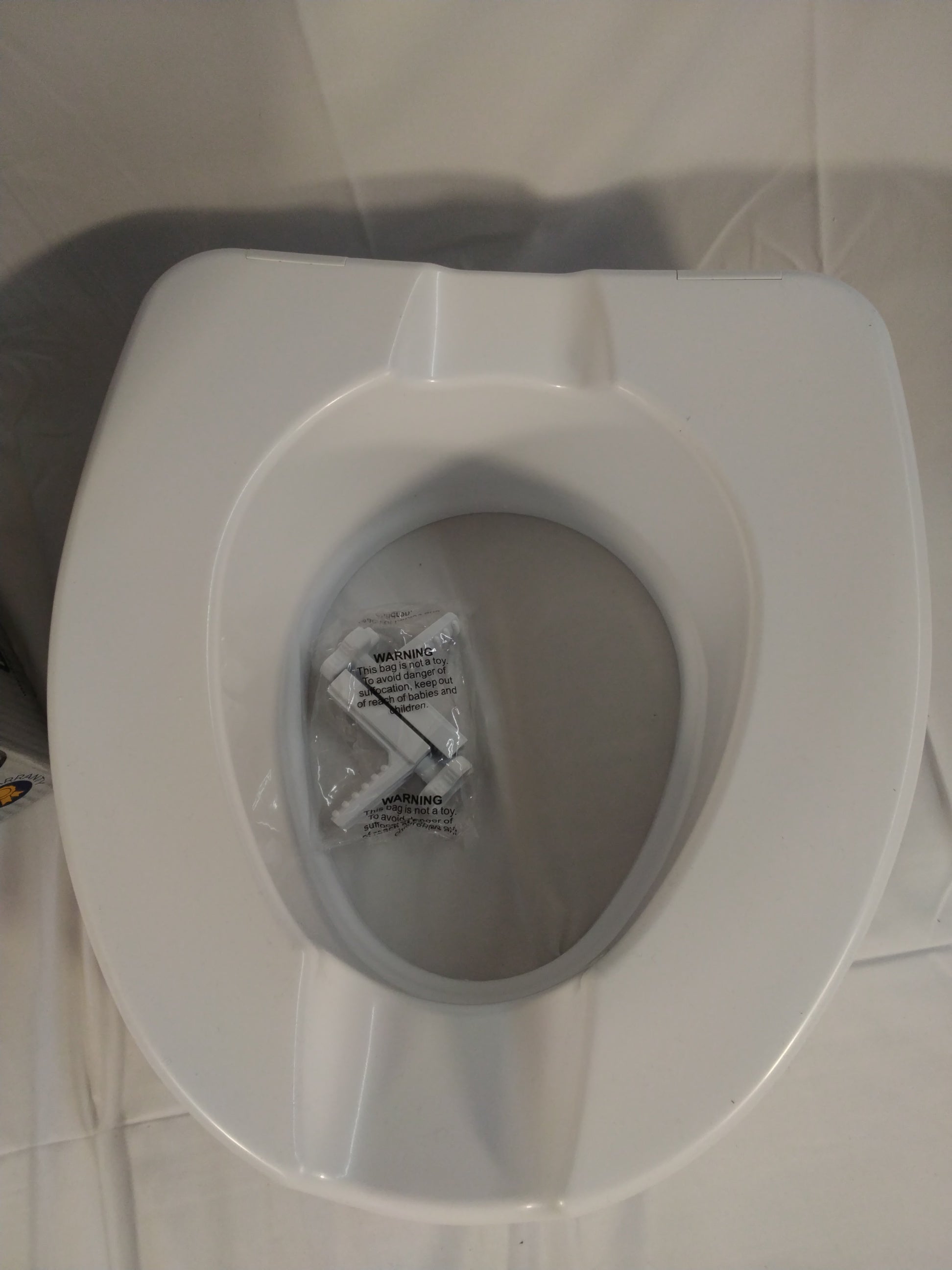 KING Rialzo WC 15 cm senza coperchio – Sedile rialzato per anziani e persone con mobilità ridotta /nuovo