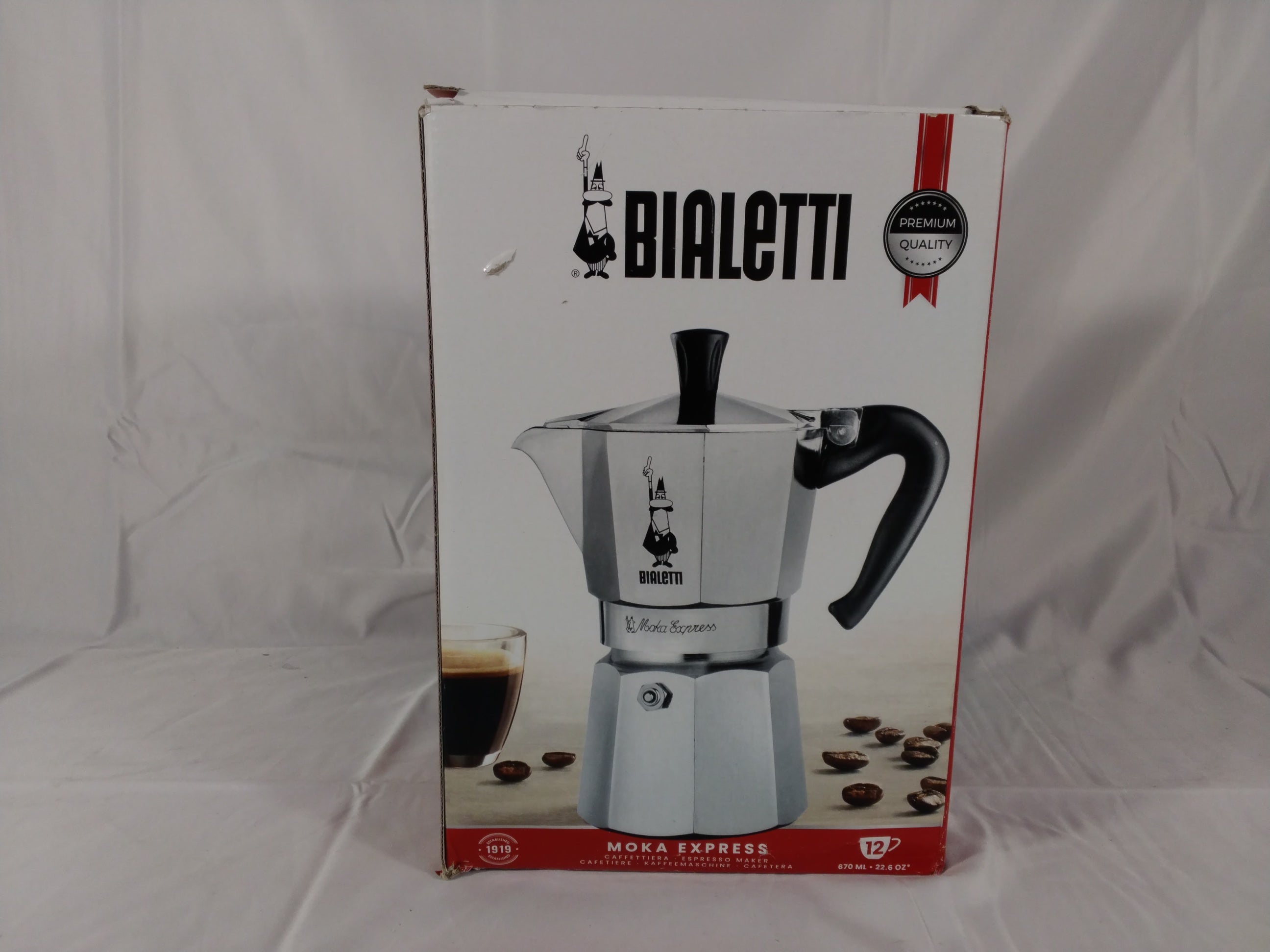 Bialetti Moka Express 12 Tazze (670 ml) | Originale | Usata Come Nuova