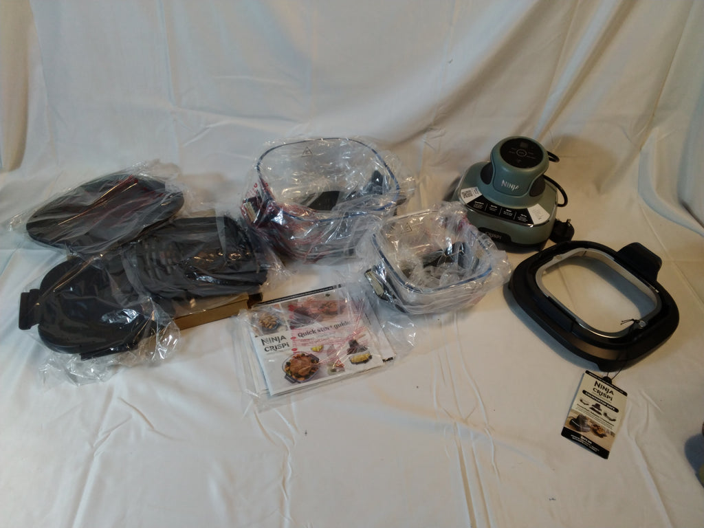 Ninja CRISPi Portable Cooking System 4 in 1 | Friggitrice ad Aria in Vetro | Nuova