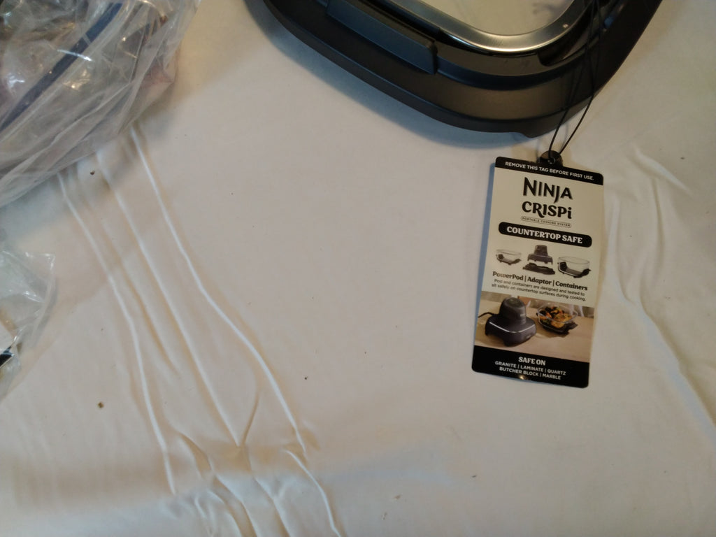 Ninja CRISPi Portable Cooking System 4 in 1 | Friggitrice ad Aria in Vetro | Nuova