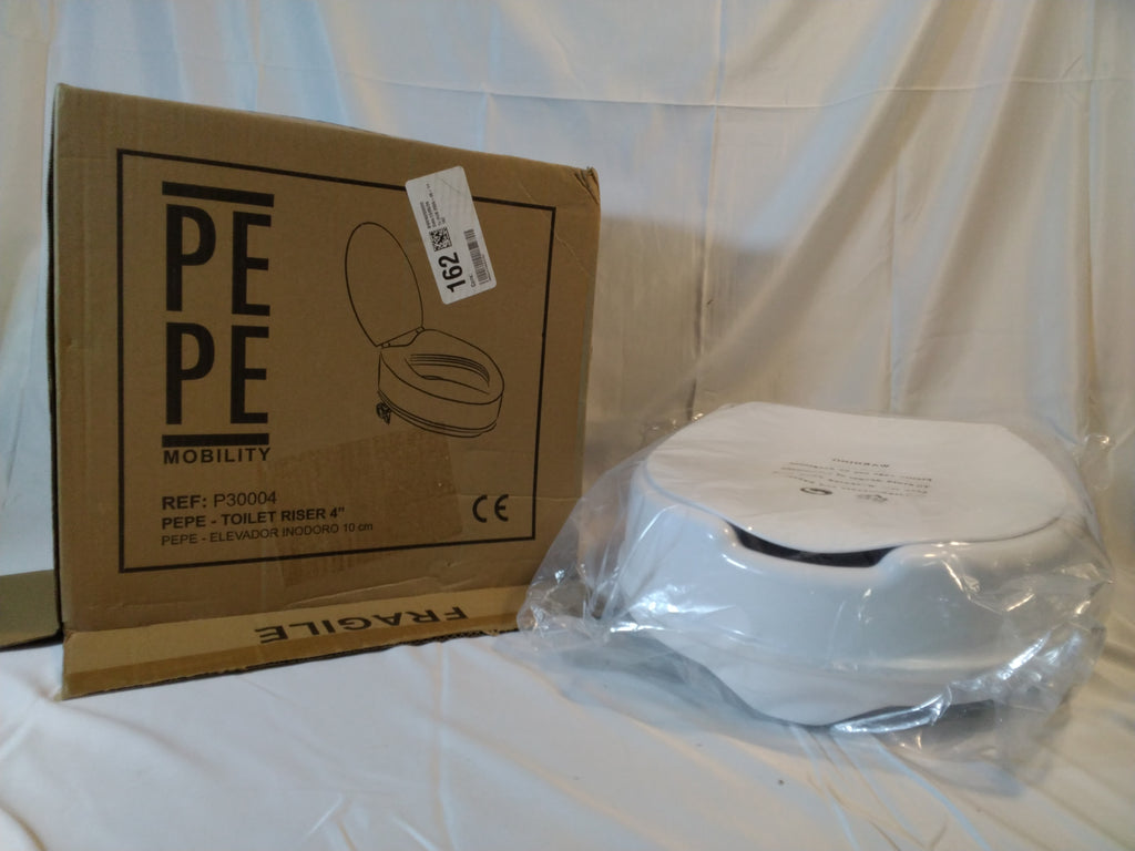 PEPE Mobility Rialzo WC con Coperchio 10 cm | Mod. P30004 | Nuovo Sigillato