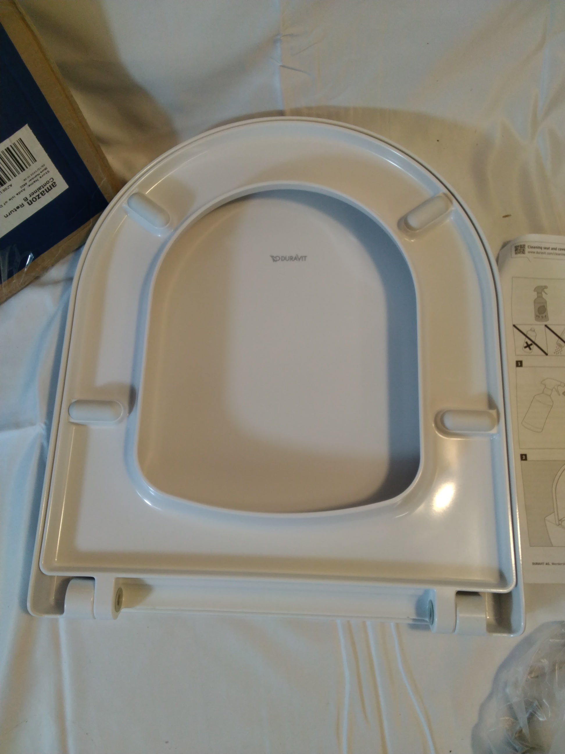 Duravit ME by Starck Copriwater Originale con Chiusura Ammortizzata | Bianco | Nuovo