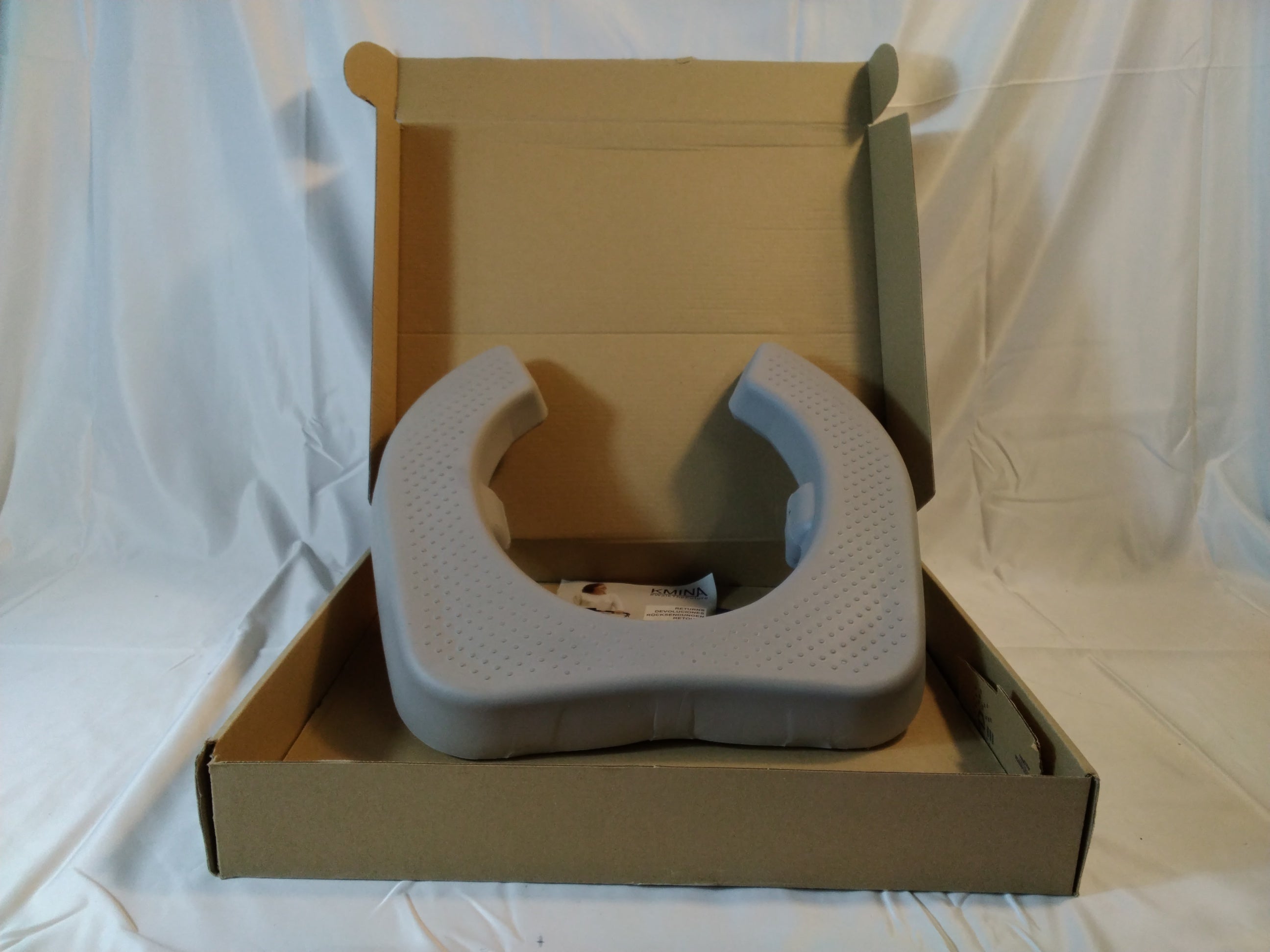 KMINA Rialzo WC Anatomico 10 cm con Fissaggio | Universale | Nuovo