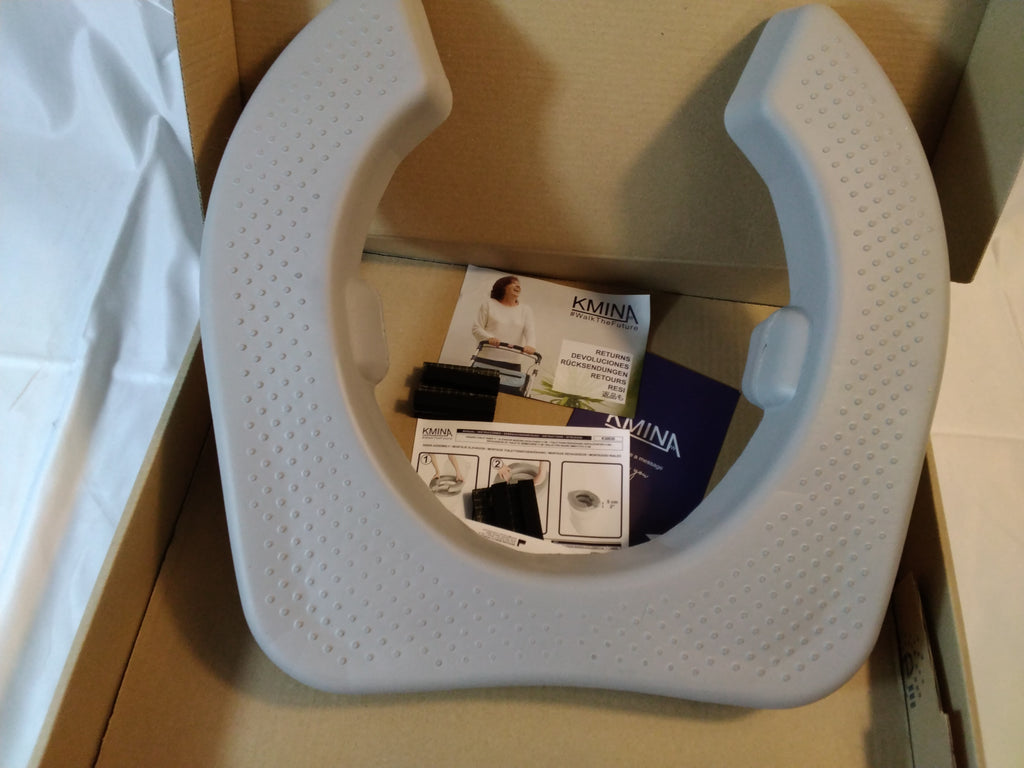 KMINA Rialzo WC Anatomico 10 cm con Fissaggio | Universale | Nuovo