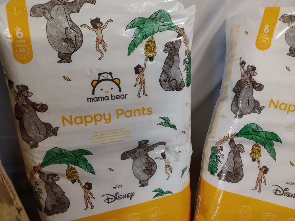 Mama Bear Nappy Pants Disney | Taglia 6 (15+ kg) | Confezione da 2 x 60 = 120 Pannolini | Nuovi