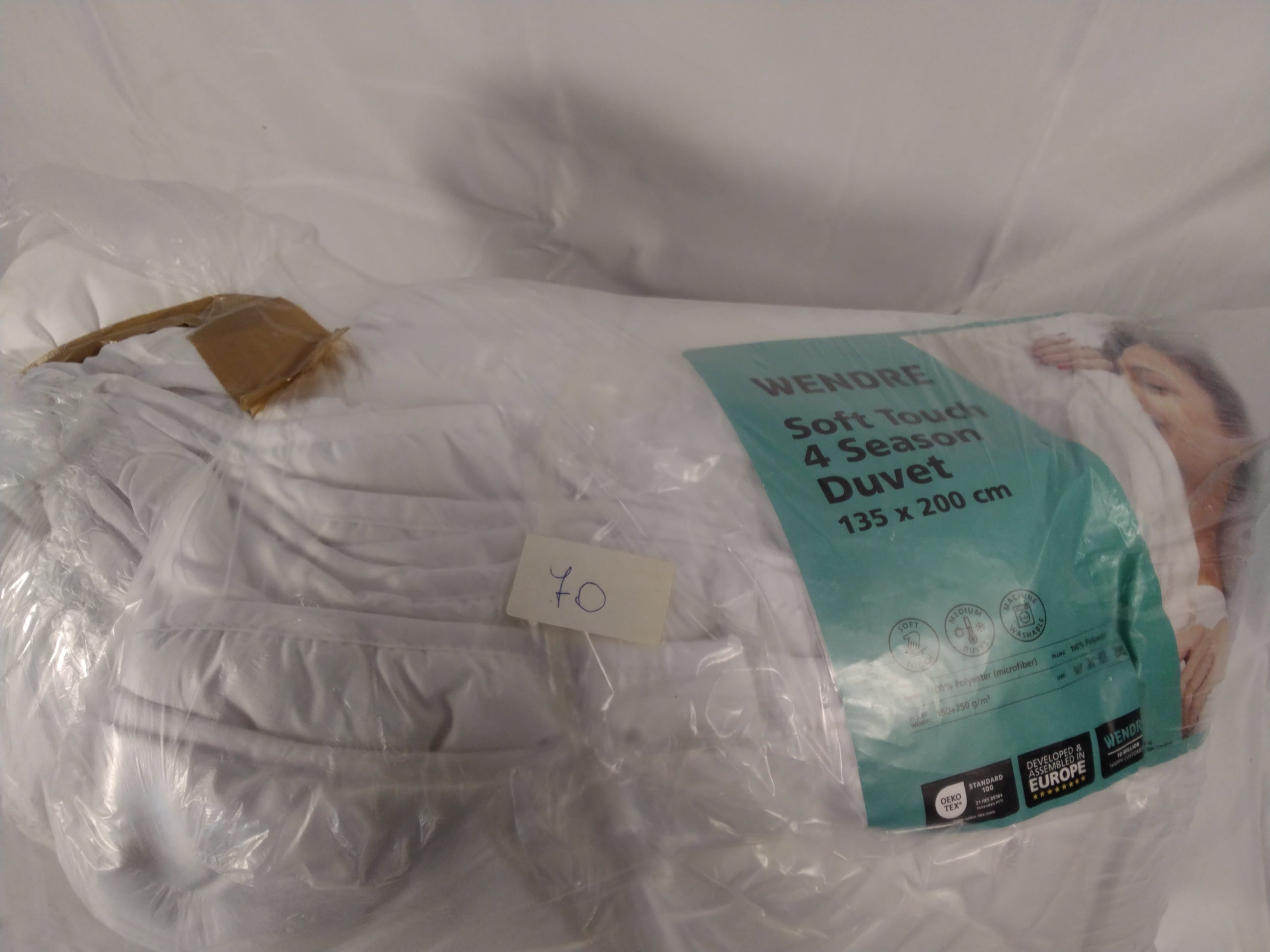 Wendre Soft Touch 4 Season Duvet 135 × 200 cm | Piumino 4 Stagioni | Nuovo