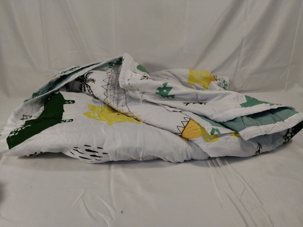 Piumino Singolo Fantasia Dinosauri 140 × 200 cm | Nuovo