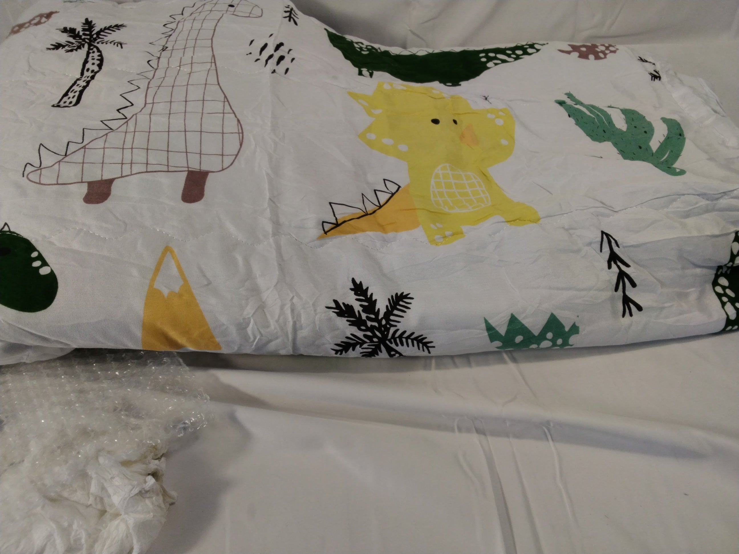 Piumino Singolo Fantasia Dinosauri 140 × 200 cm | Nuovo