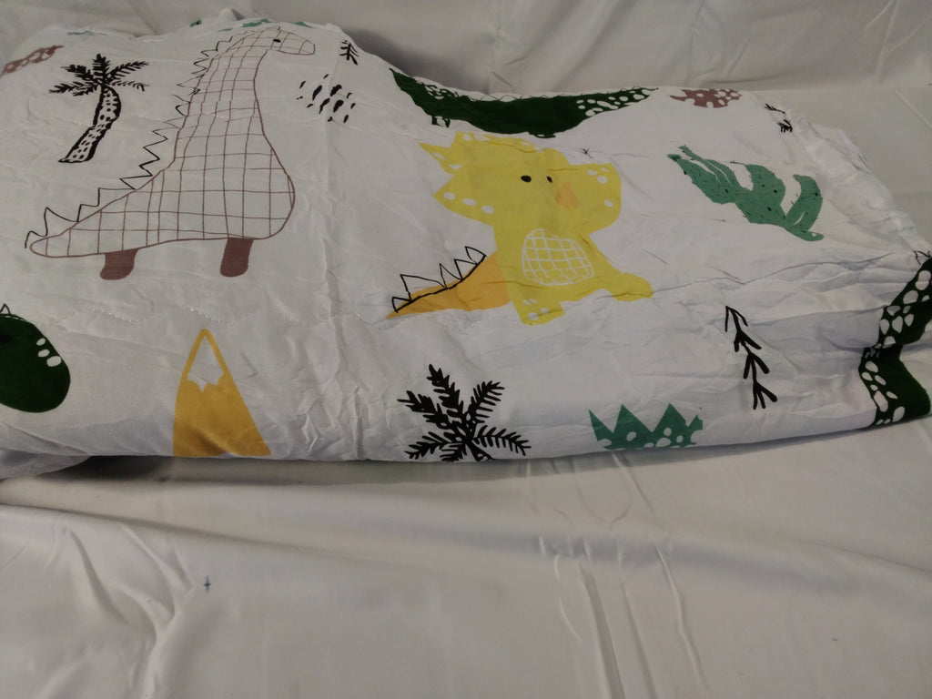 Piumino Singolo Fantasia Dinosauri 140 × 200 cm | Nuovo