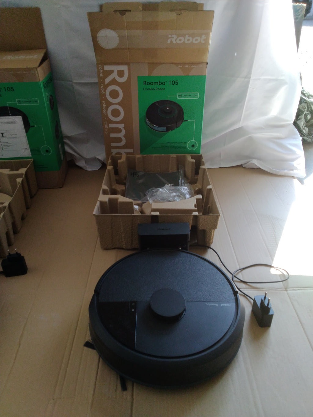 🤖 iRobot Roomba 105 Combo Robot Aspirapolvere e Lavapavimenti con LiDAR | Usato Come Nuovo