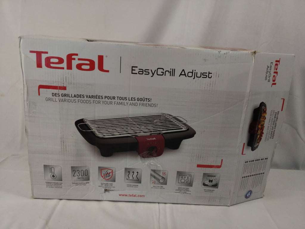 Tefal EasyGrill Adjust Barbecue Elettrico 2300W con Termostato Regolabile | Nuovo