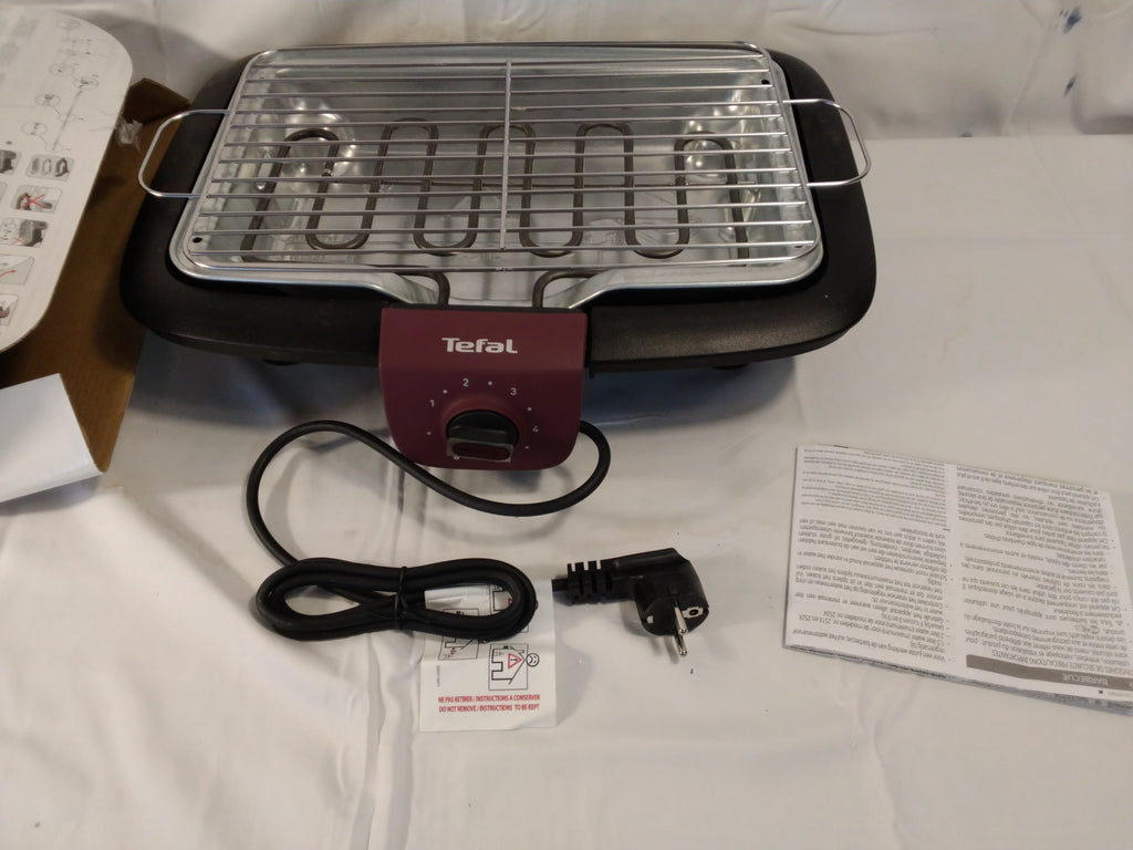 Tefal EasyGrill Adjust Barbecue Elettrico 2300W con Termostato Regolabile | Nuovo