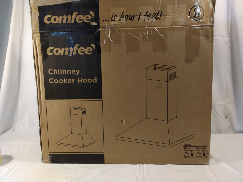 Comfee Cappa Aspirante Piramidale 60 cm in Acciaio Inox | 3 Velocità | LED | Nuova