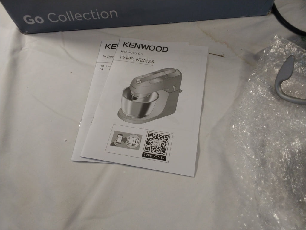 Kenwood Go Collection KZM35.000GY Impastatrice Planetaria 800W con Ciotola in Acciaio 4L | Nuova