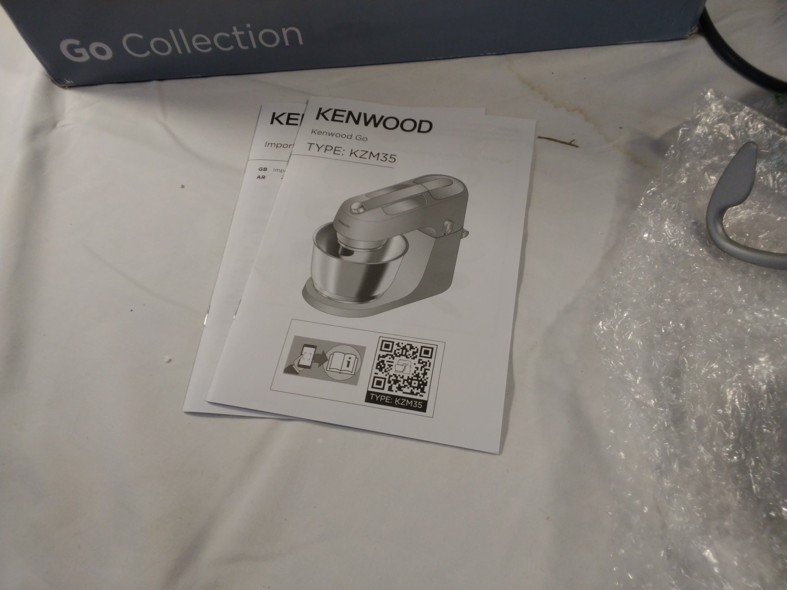 Kenwood Go Collection KZM35.000GY Impastatrice Planetaria 800W con Ciotola in Acciaio 4L | Nuova