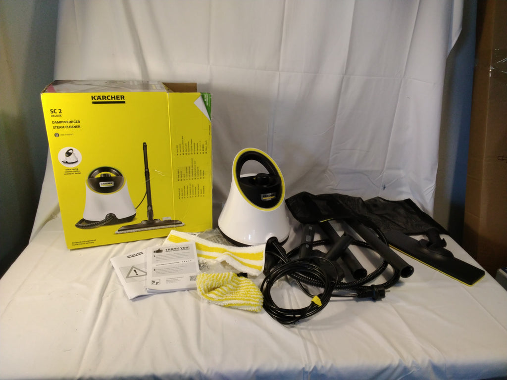 Kärcher SC 2 Deluxe Pulitore a Vapore 1500 W con Kit Pulizia Pavimenti EasyFix | Completo di Accessori nuovo