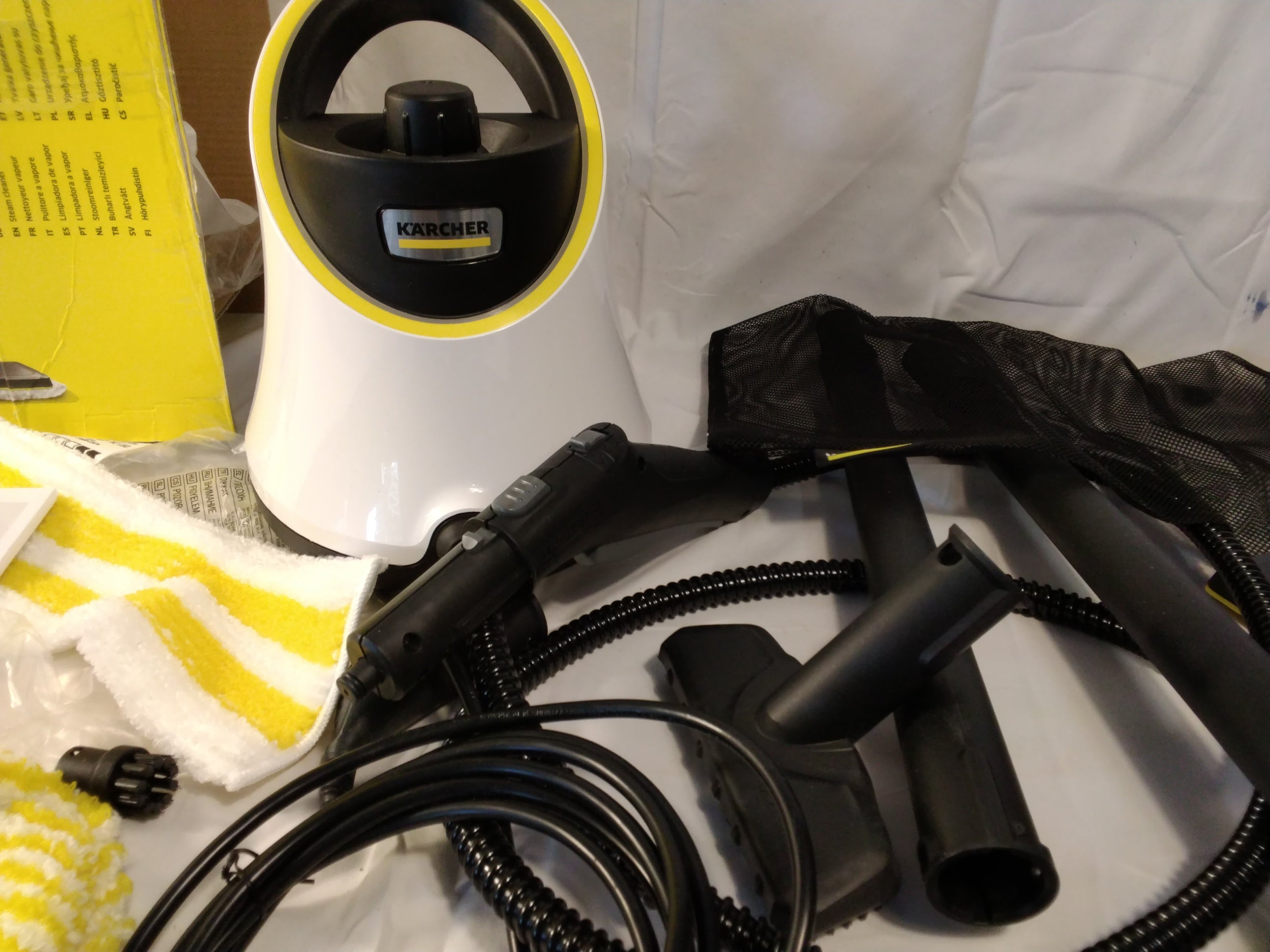 Kärcher SC 2 Deluxe Pulitore a Vapore 1500 W con Kit Pulizia Pavimenti EasyFix | Completo di Accessori nuovo