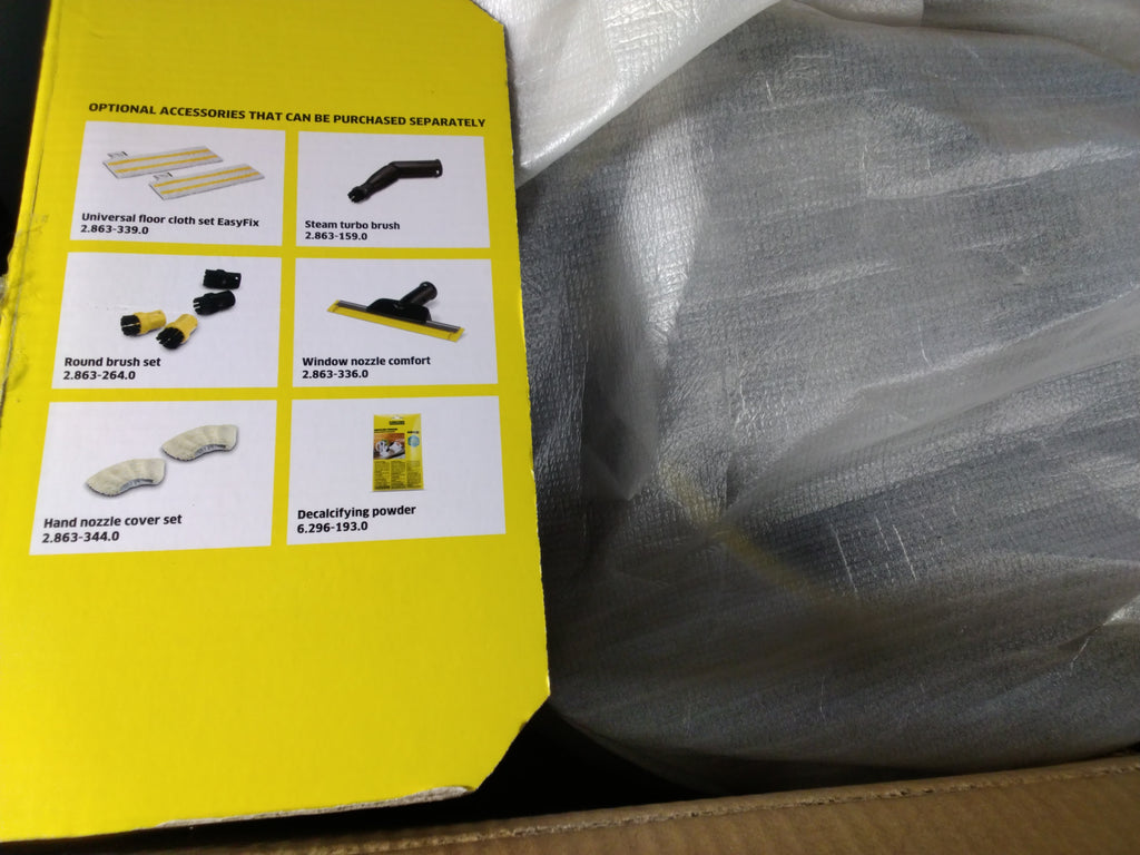 Kärcher SC 2 Deluxe Pulitore a Vapore 1500 W con Kit Pulizia Pavimenti EasyFix | Completo di Accessori nuovo