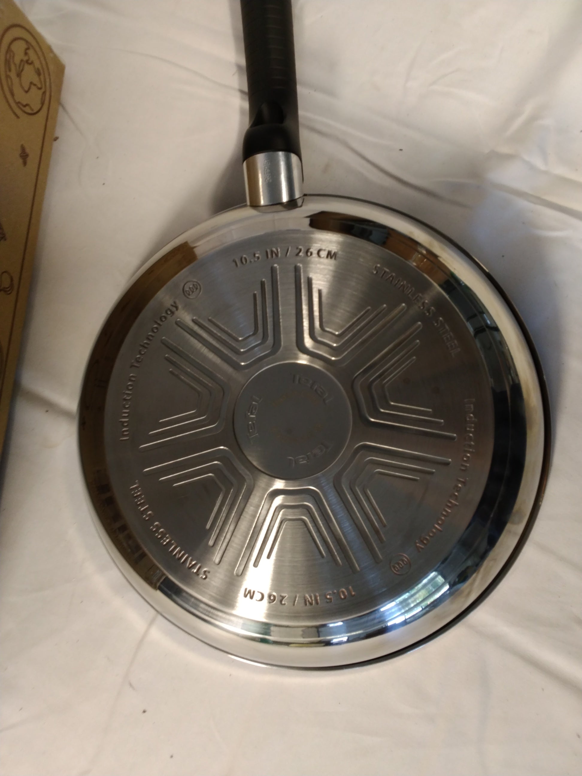 Tefal Comfort Max Padella Antiaderente 26 cm in Acciaio Inox con Thermo-Signal | Induzione nuova