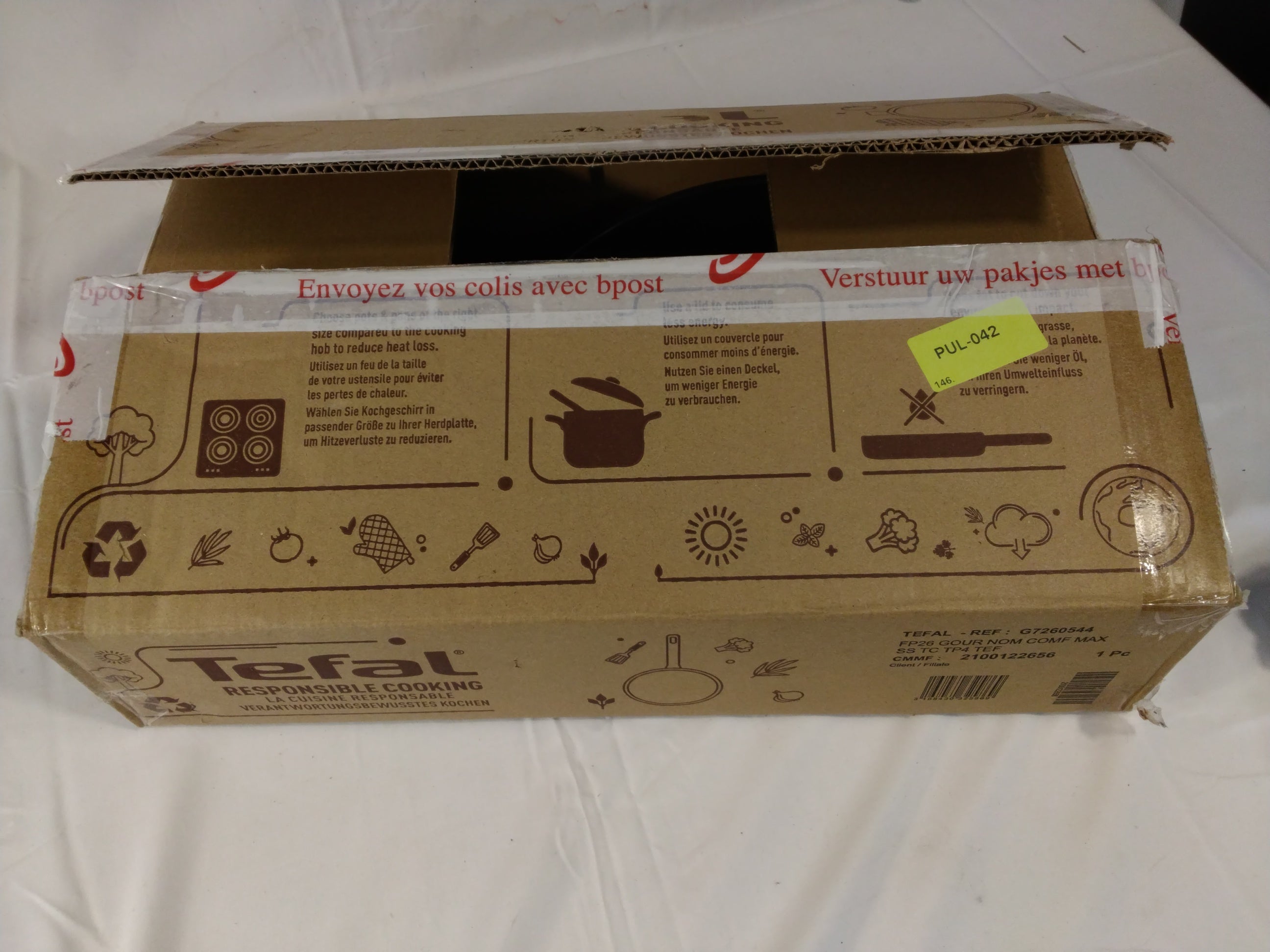 Tefal Comfort Max Padella Antiaderente 26 cm in Acciaio Inox con Thermo-Signal | Induzione nuova