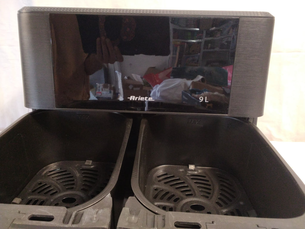 Ariete Friggitrice ad Aria Doppio Cestello 9 Litri | Dual Zone | 2 Vasche Indipendenti