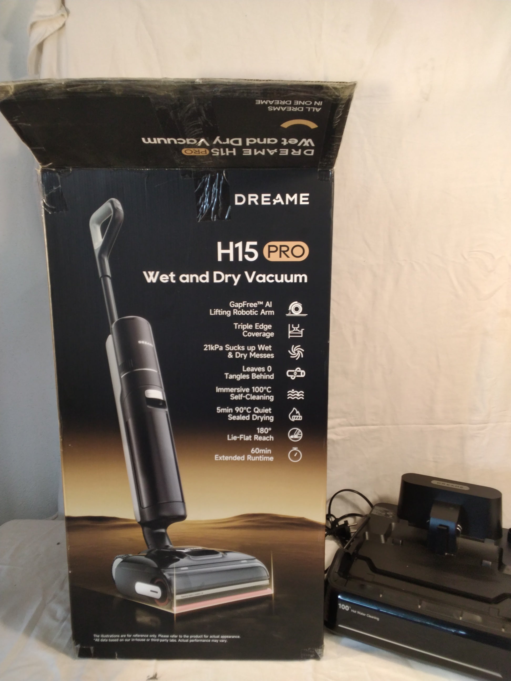 Dreame H15 Pro Lavapavimenti Wet &amp; Dry Senza Fili | Aspirazione e Lavaggio | Base Autopulente Rigenerato