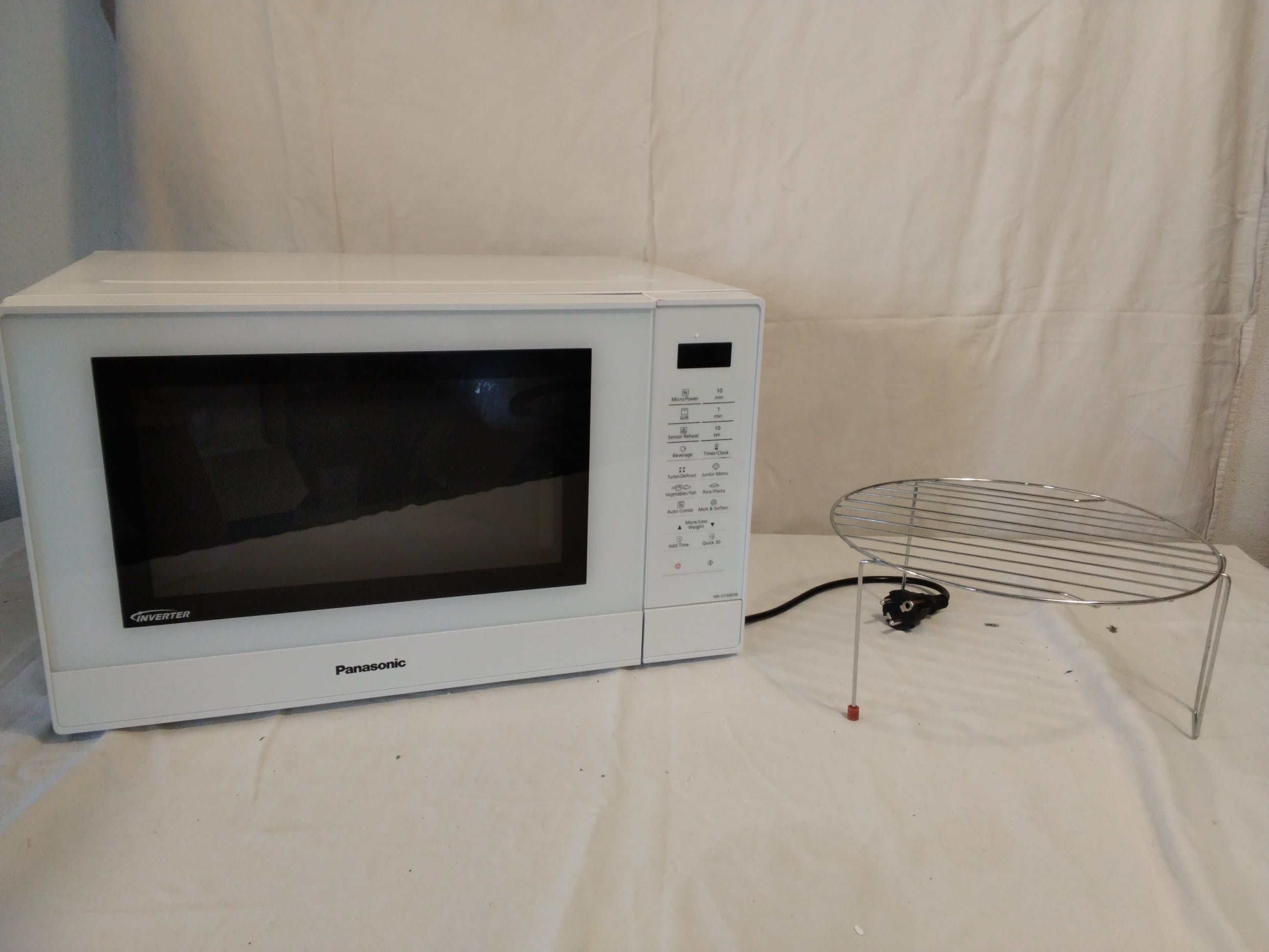 Panasonic NN-GT45KW Forno a Microonde Inverter con Grill 31 L 1000 W | Bianco