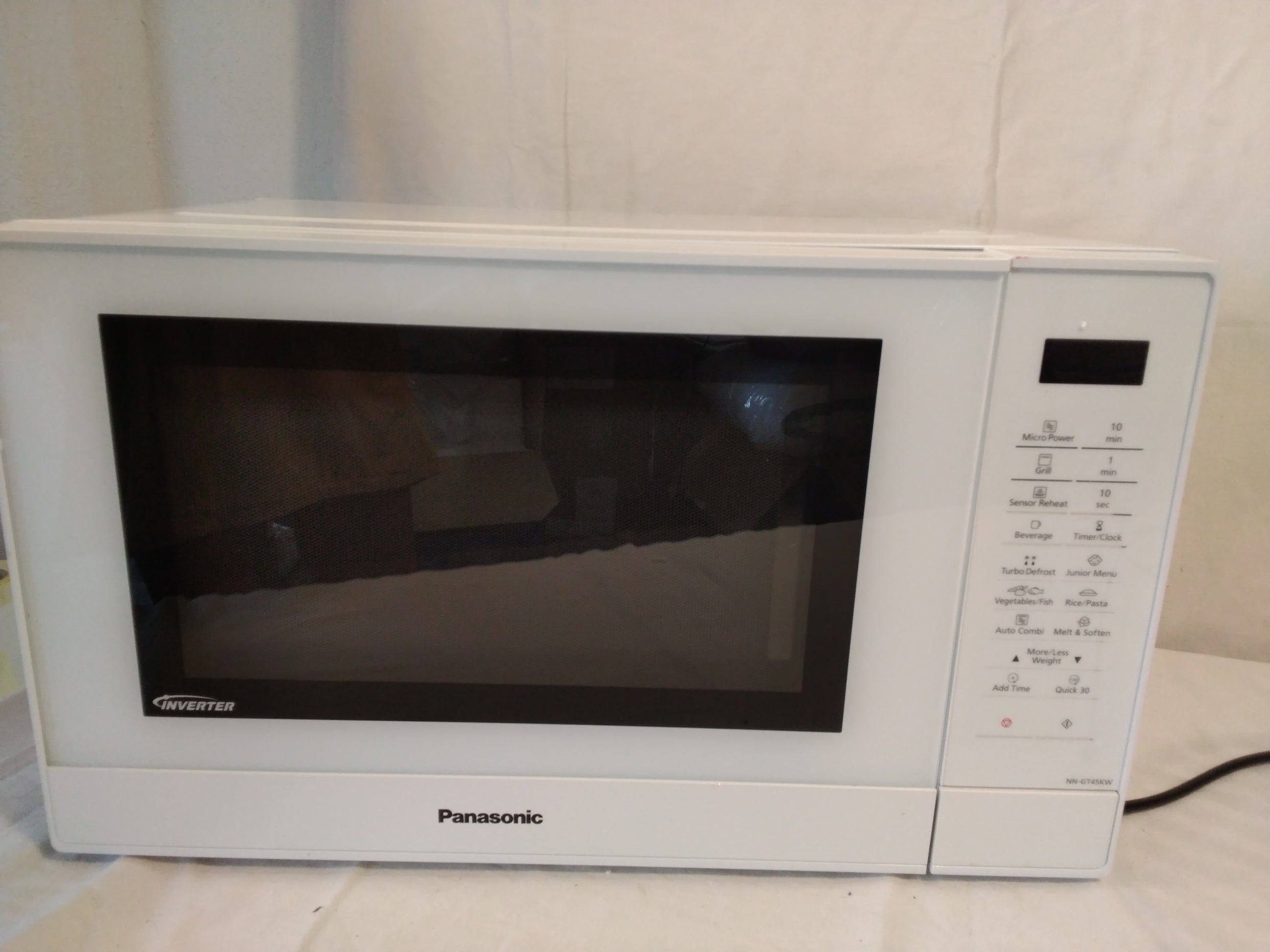 Panasonic NN-GT45KW Forno a Microonde Inverter con Grill 31 L 1000 W | Bianco
