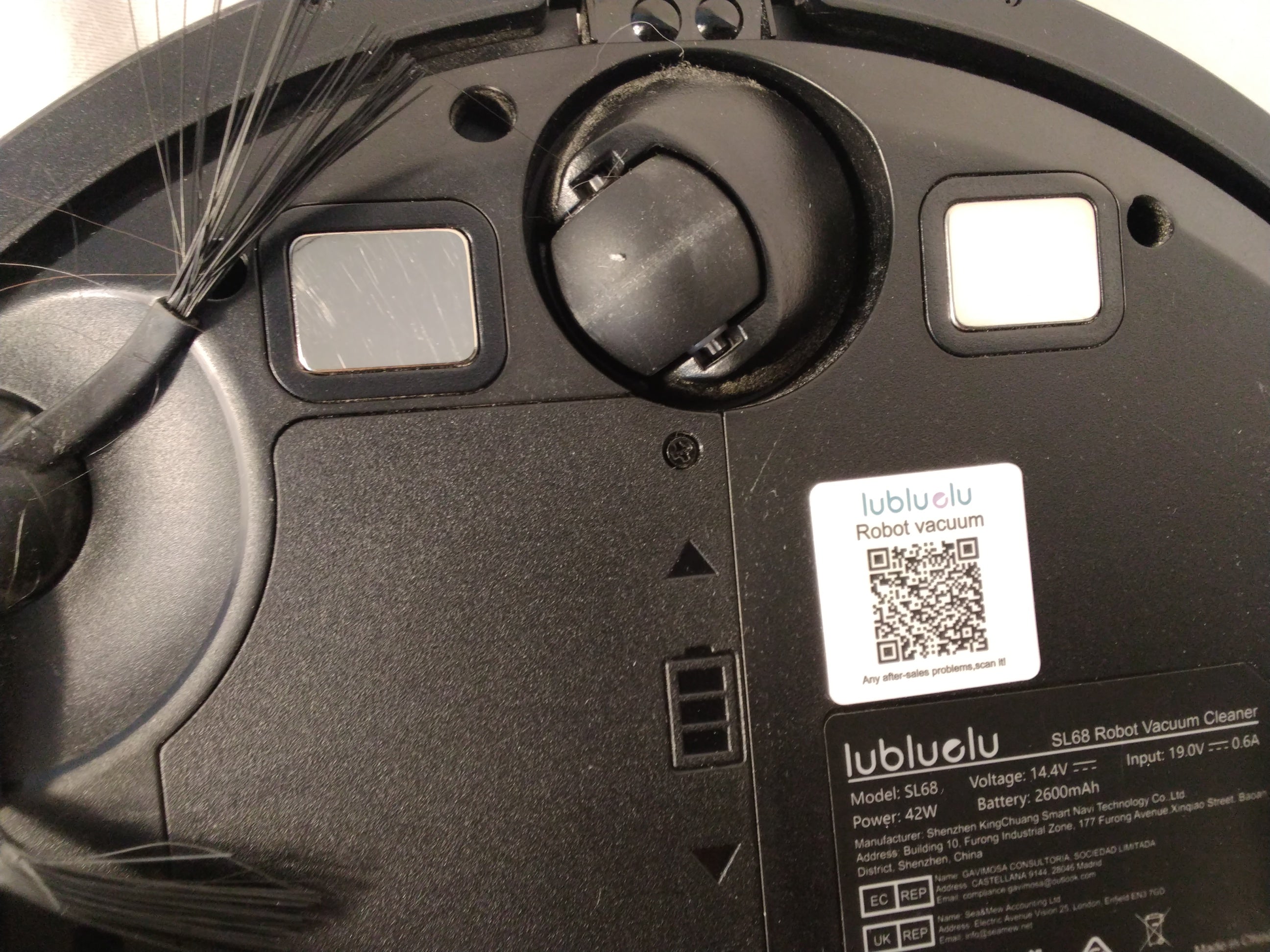 Lubluelu SL68 Robot Aspirapolvere e Lavapavimenti LiDAR con Base di Ricarica | Rigenerato