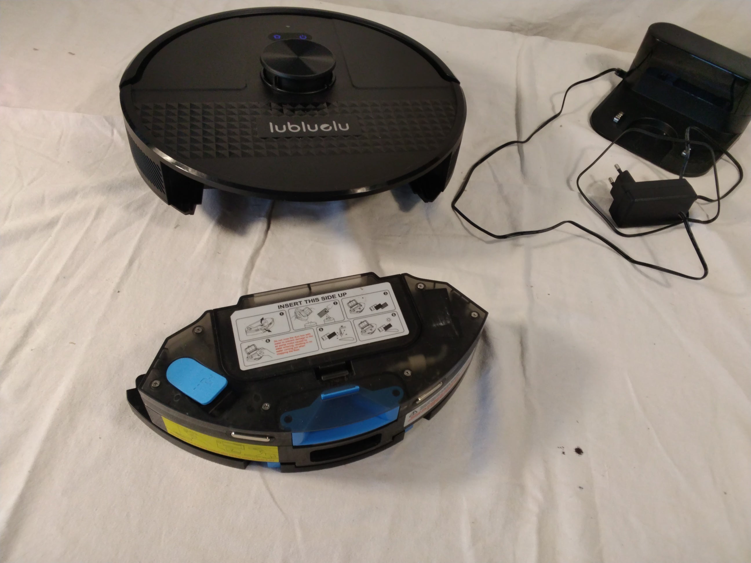 Lubluelu SL68 Robot Aspirapolvere e Lavapavimenti LiDAR con Base di Ricarica | Rigenerato