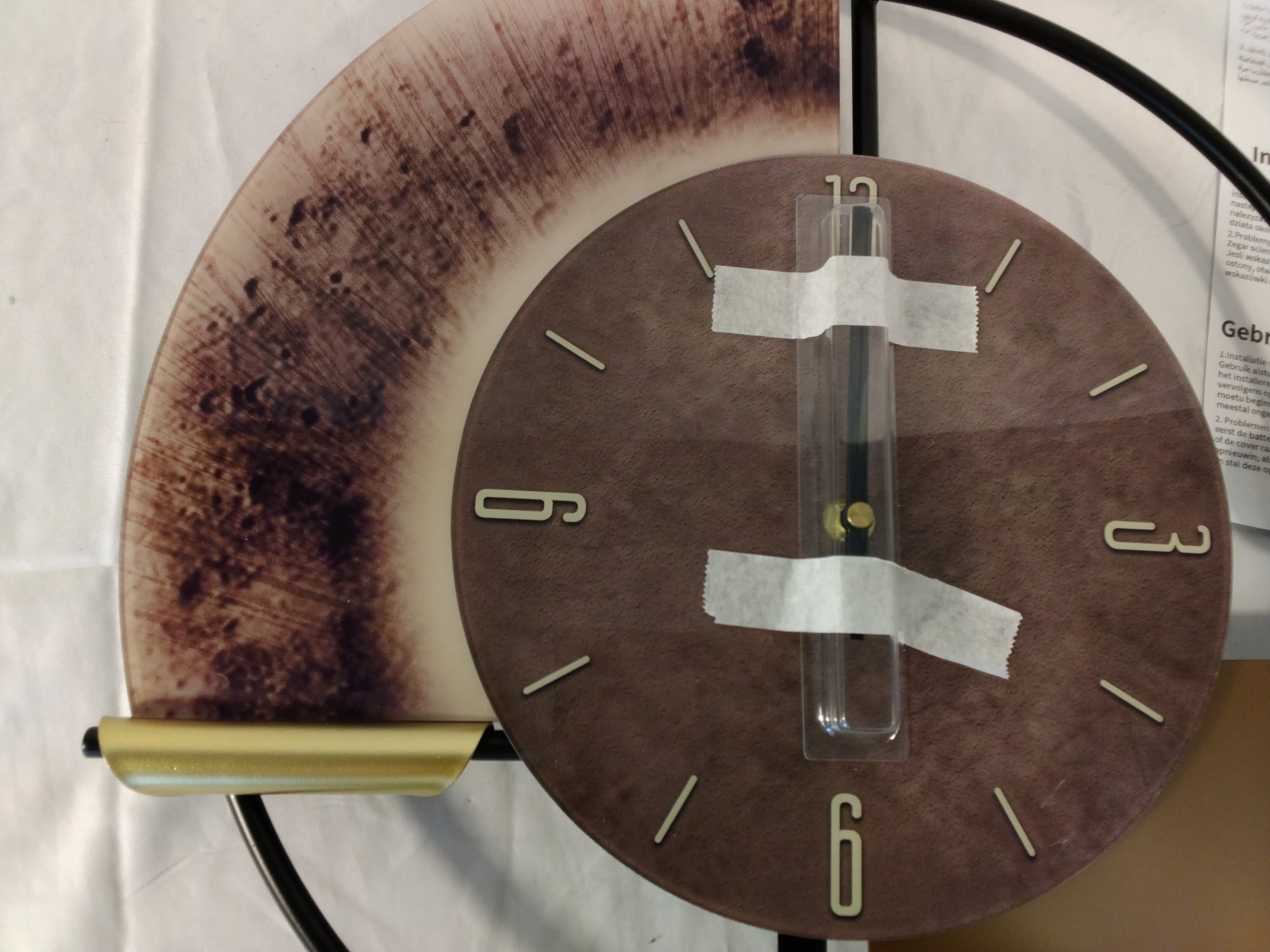 Orologio da Parete Moderno di Design con Pendolo | Silenzioso | Nuovo
