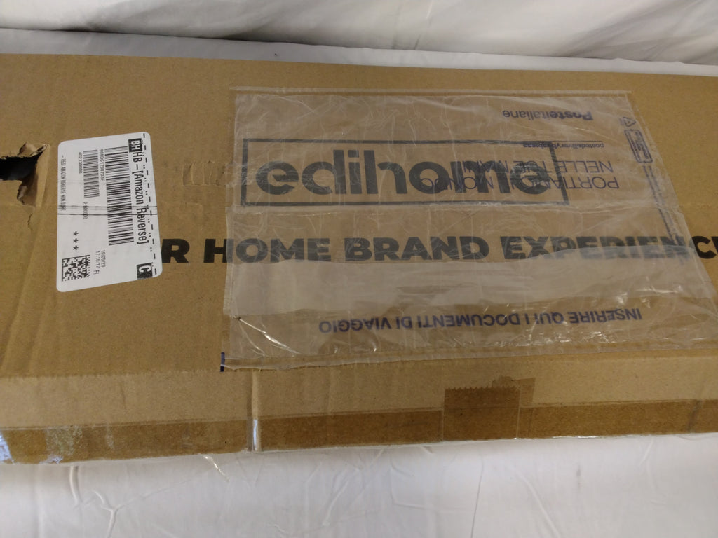 Appendiabiti con Ripiano Inferiore EDIHOME in Metallo | Bianco | Nuovo