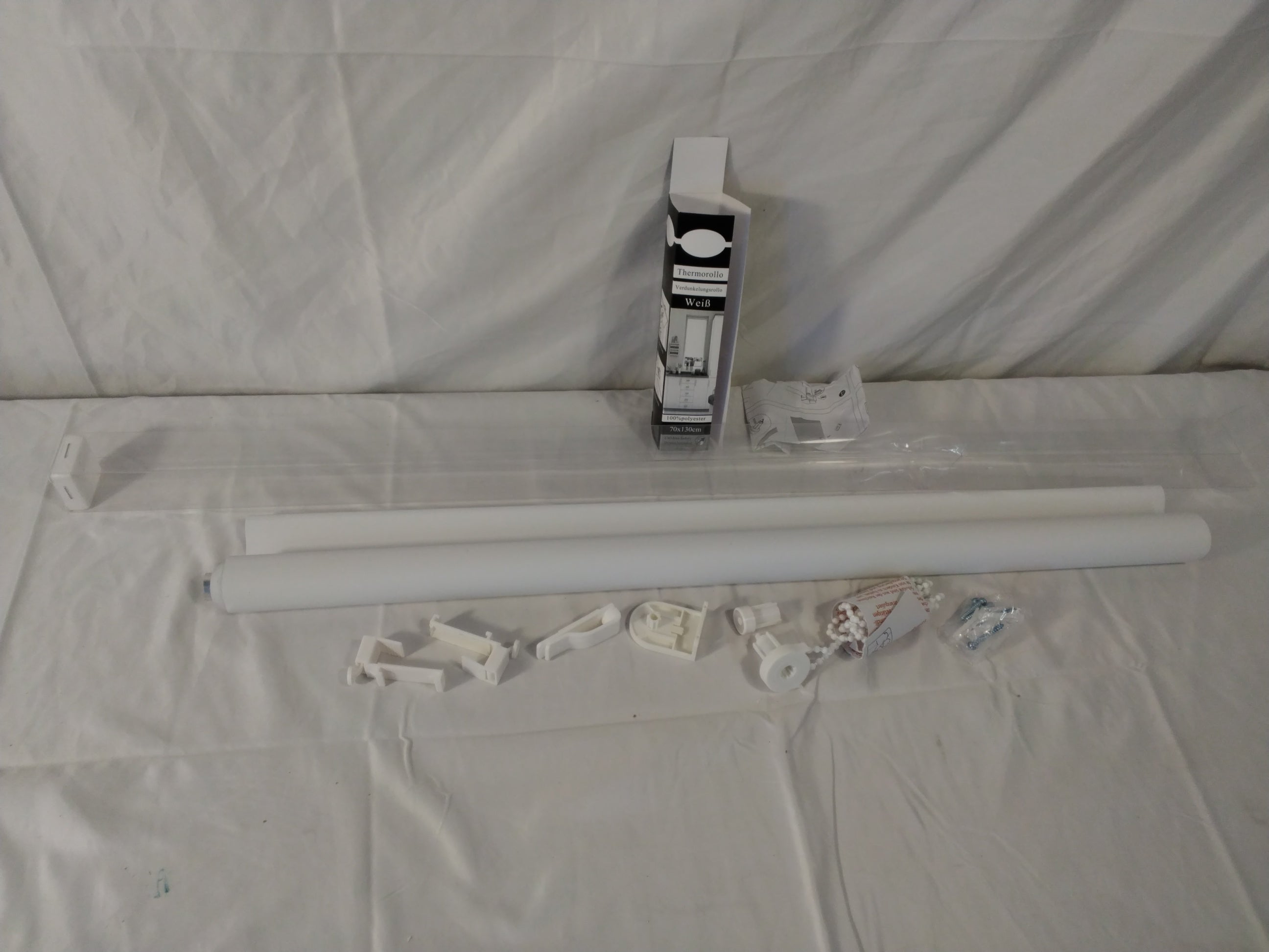 Tenda a Rullo Oscurante Termica Bianca 70 × 130 cm | Thermorollo | Nuova