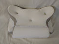 Cuscino Cervicale Ergonomico in Memory Foam con Federa Doppio Lato | Bianco/Grigio | Nuovo
