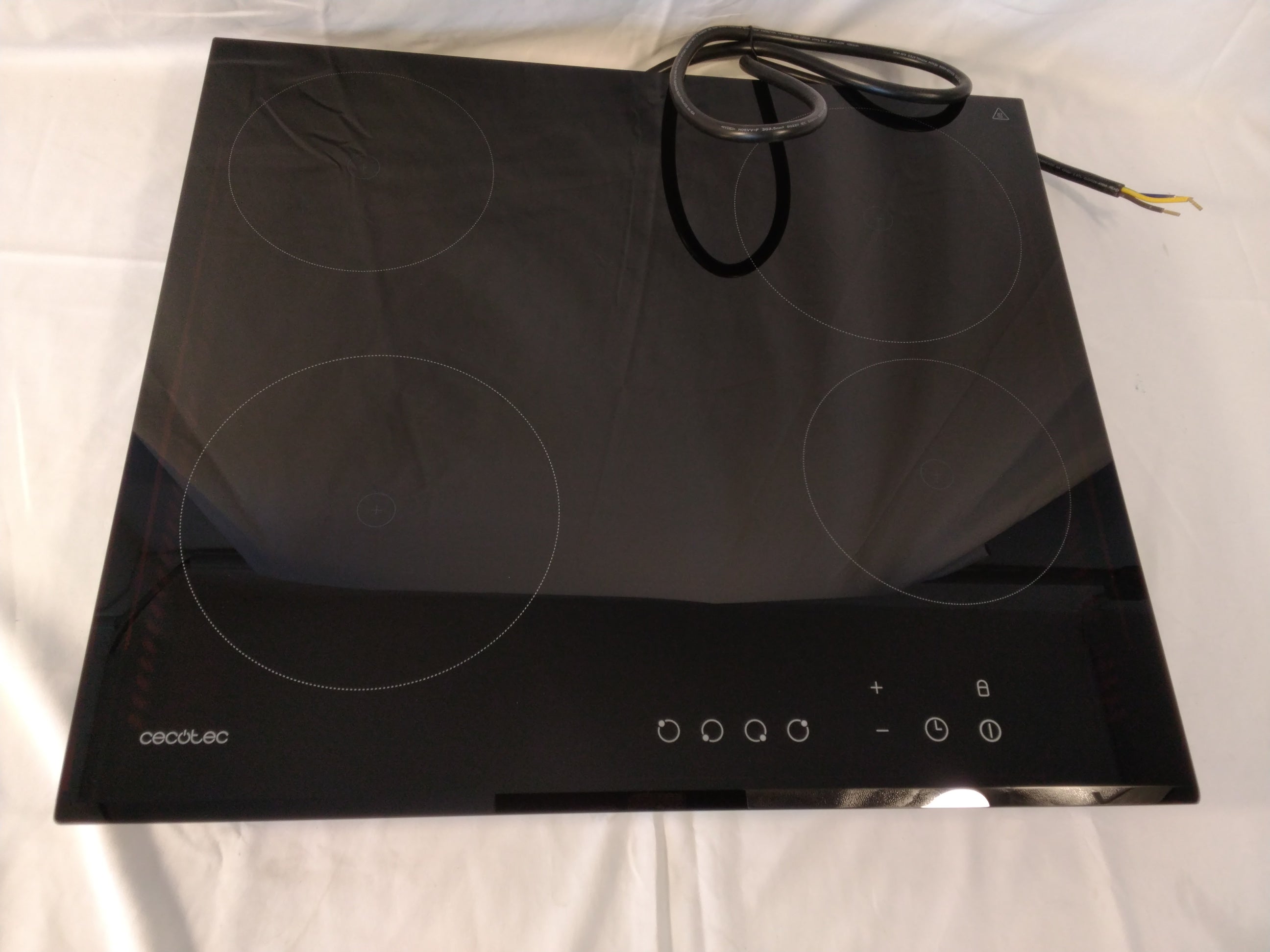 Piano Cottura Elettrico in Vetroceramica Cecotec Bolero Squad V 4001 | 4 Zone Touch 6000W | Nuovo
