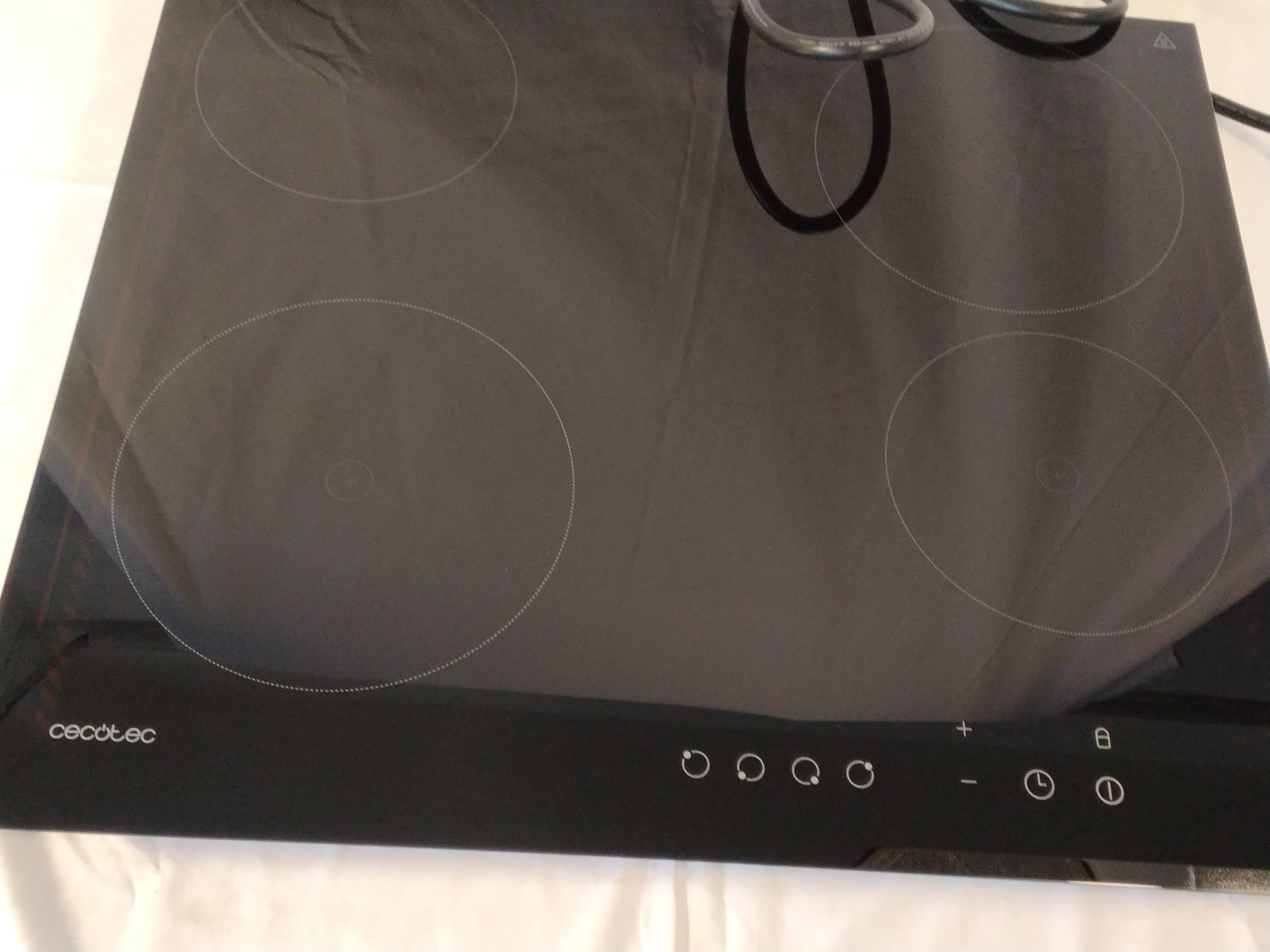 Piano Cottura Elettrico in Vetroceramica Cecotec Bolero Squad V 4001 | 4 Zone Touch 6000W | Nuovo