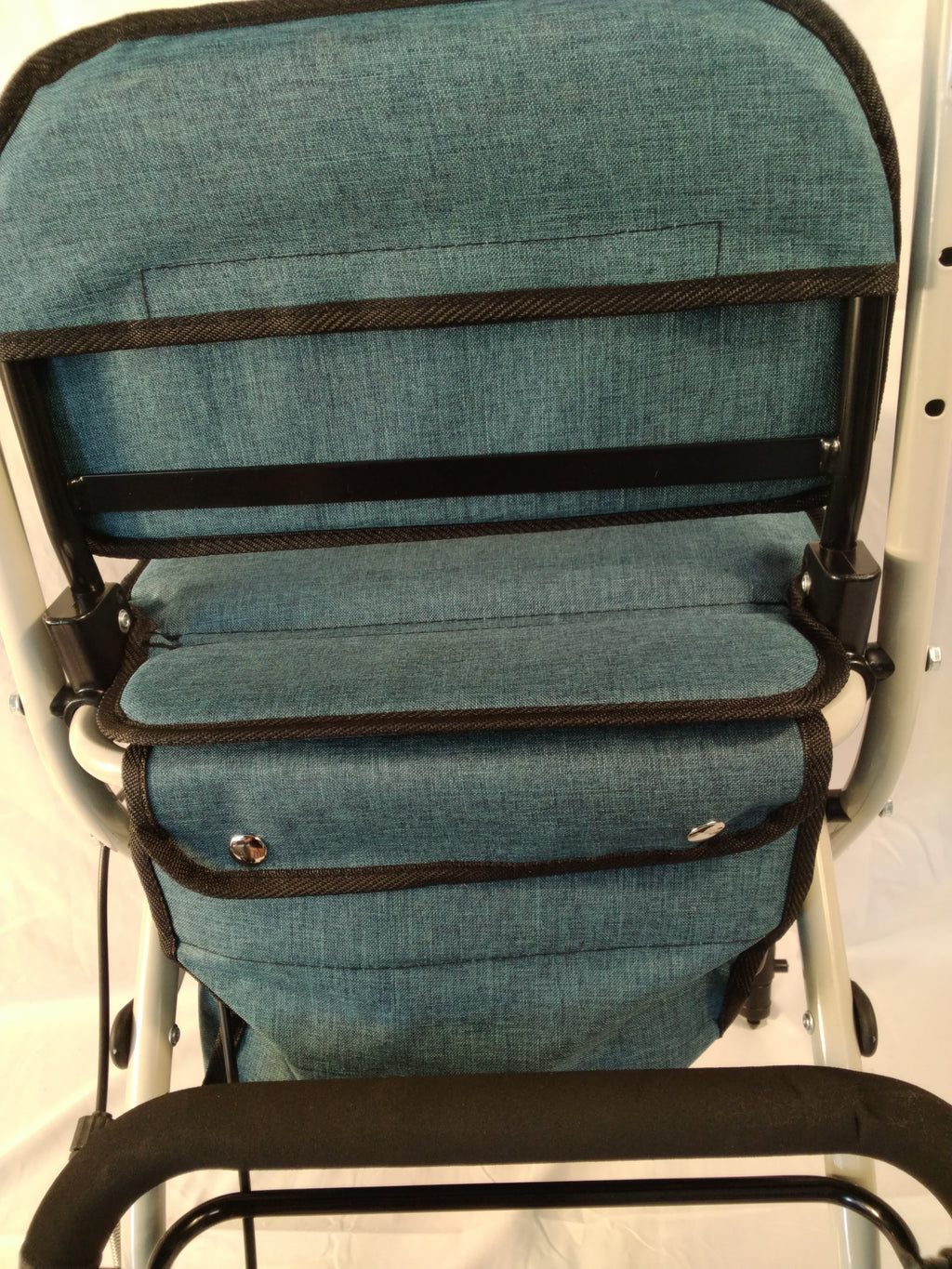 Carrello Spesa Deambulatore Mobiclinic Coliseo Azul | 4 Ruote con Seduta e Borsa | Pieghevole