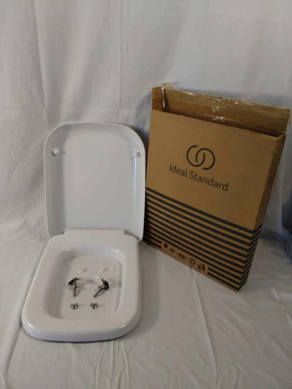 Copriwater Ideal Standard Originale Bianco con Cerniere | Nuovo
