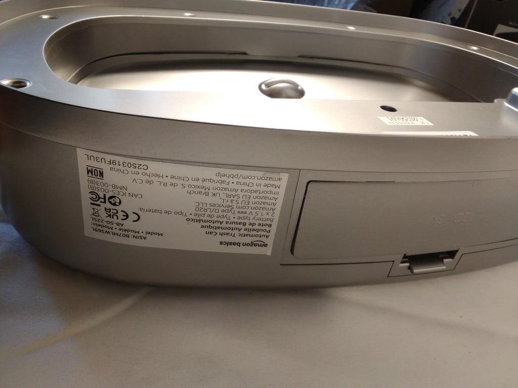 Amazon Basics Pattumiera Automatica con Sensore 50 L in Acciaio Inox | Touchless | Grigio ottime condizioni&nbsp;