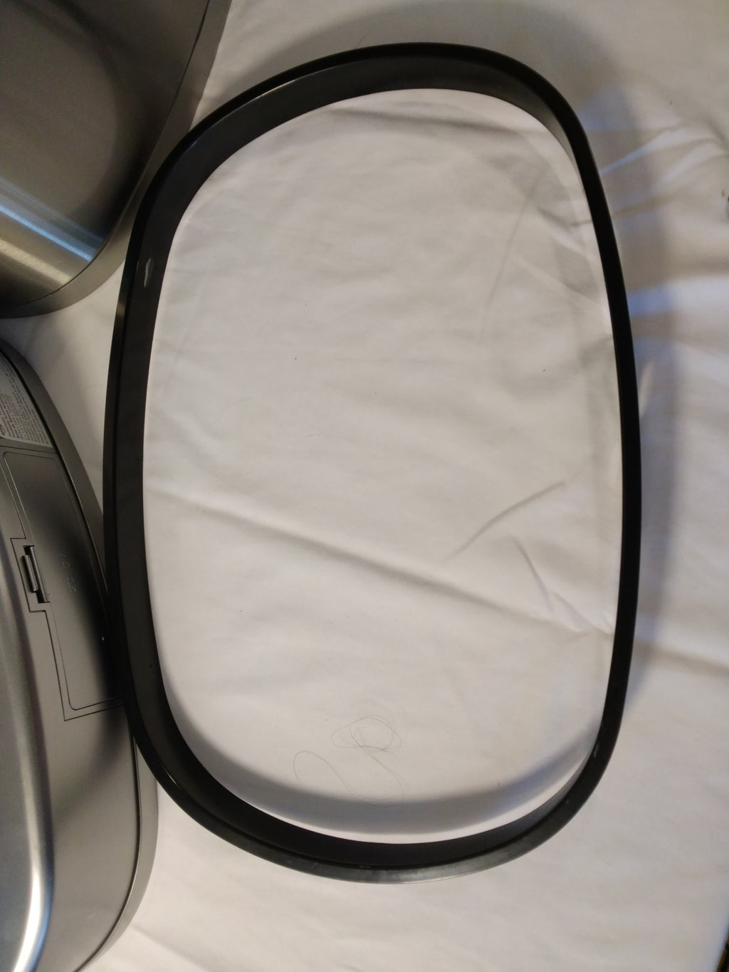 Amazon Basics Pattumiera Automatica con Sensore 50 L in Acciaio Inox | Touchless | Grigio ottime condizioni&nbsp;