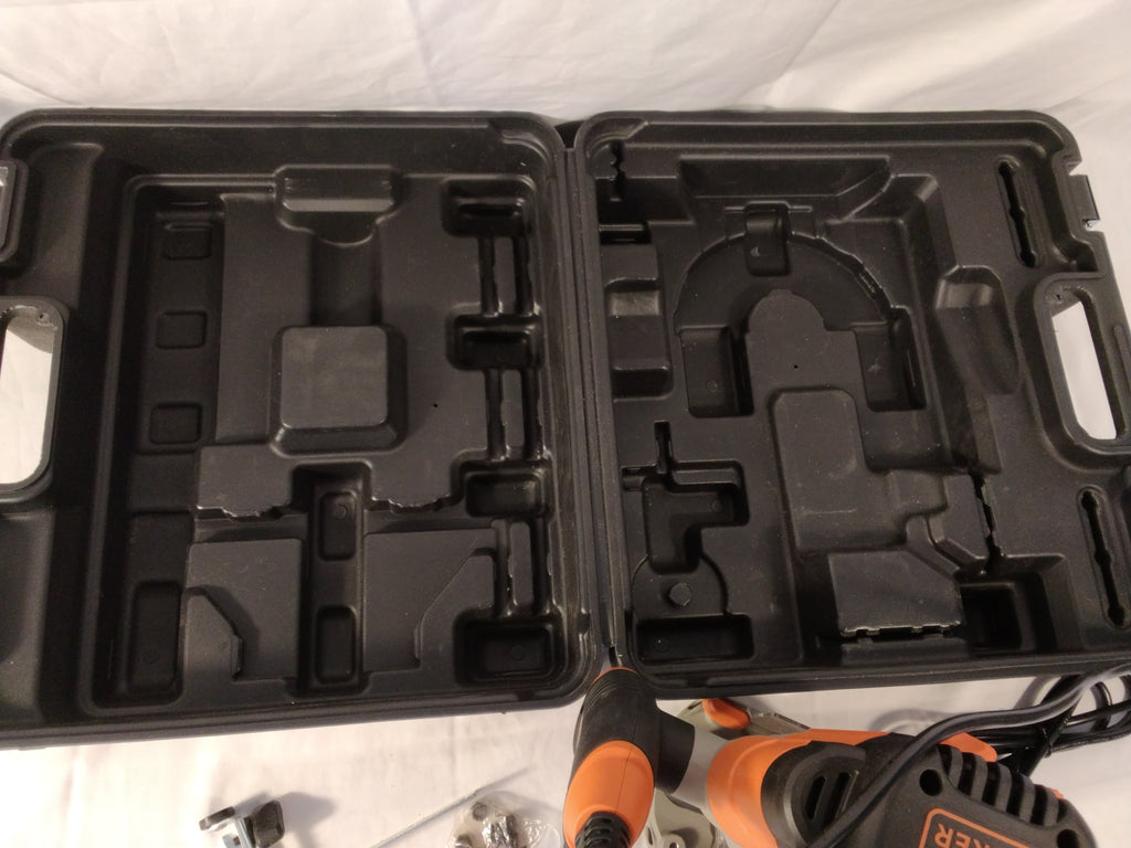 BLACK+DECKER KW1200E Fresatrice Verticale 1200W con Valigetta | Usata Perfettamente Funzionante