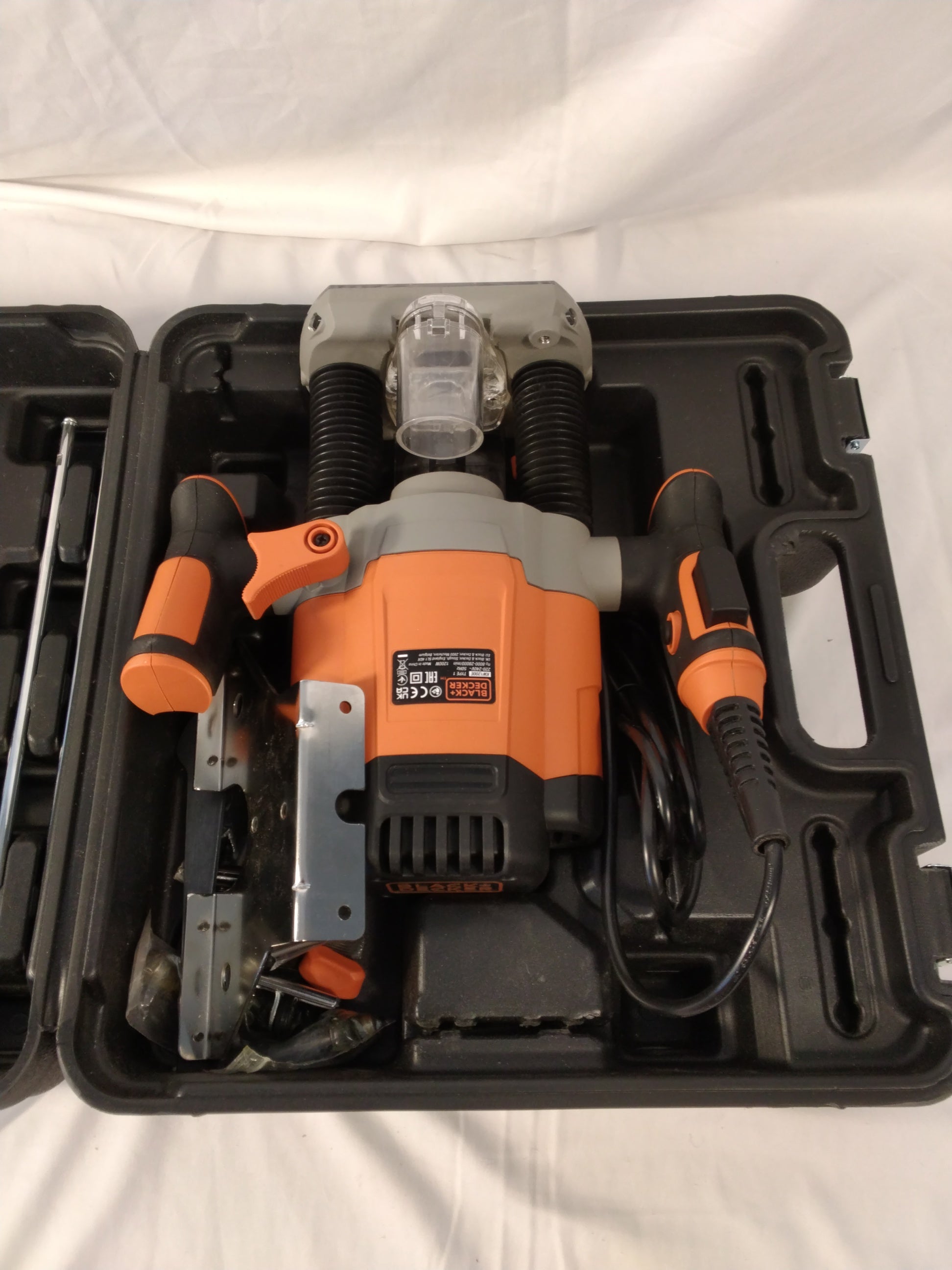 BLACK+DECKER KW1200E Fresatrice Verticale 1200W con Valigetta | Usata Perfettamente Funzionante