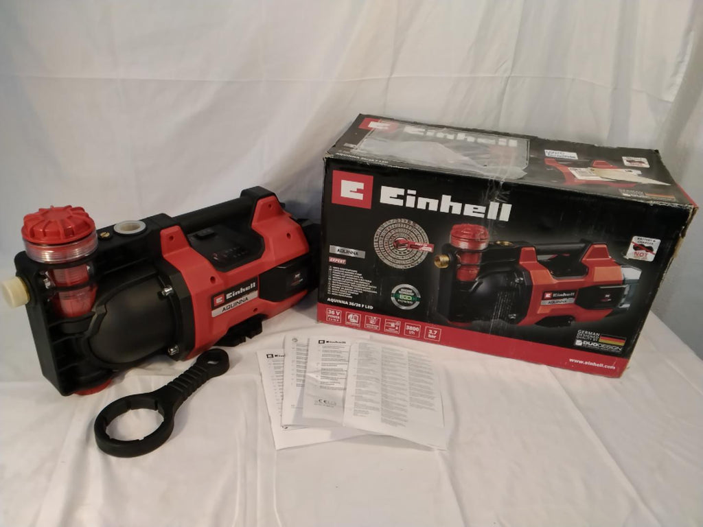 Einhell AQUINNA 36/38 F LED Pompa da Giardino a Batteria 36V Power X-Change | Come Nuova