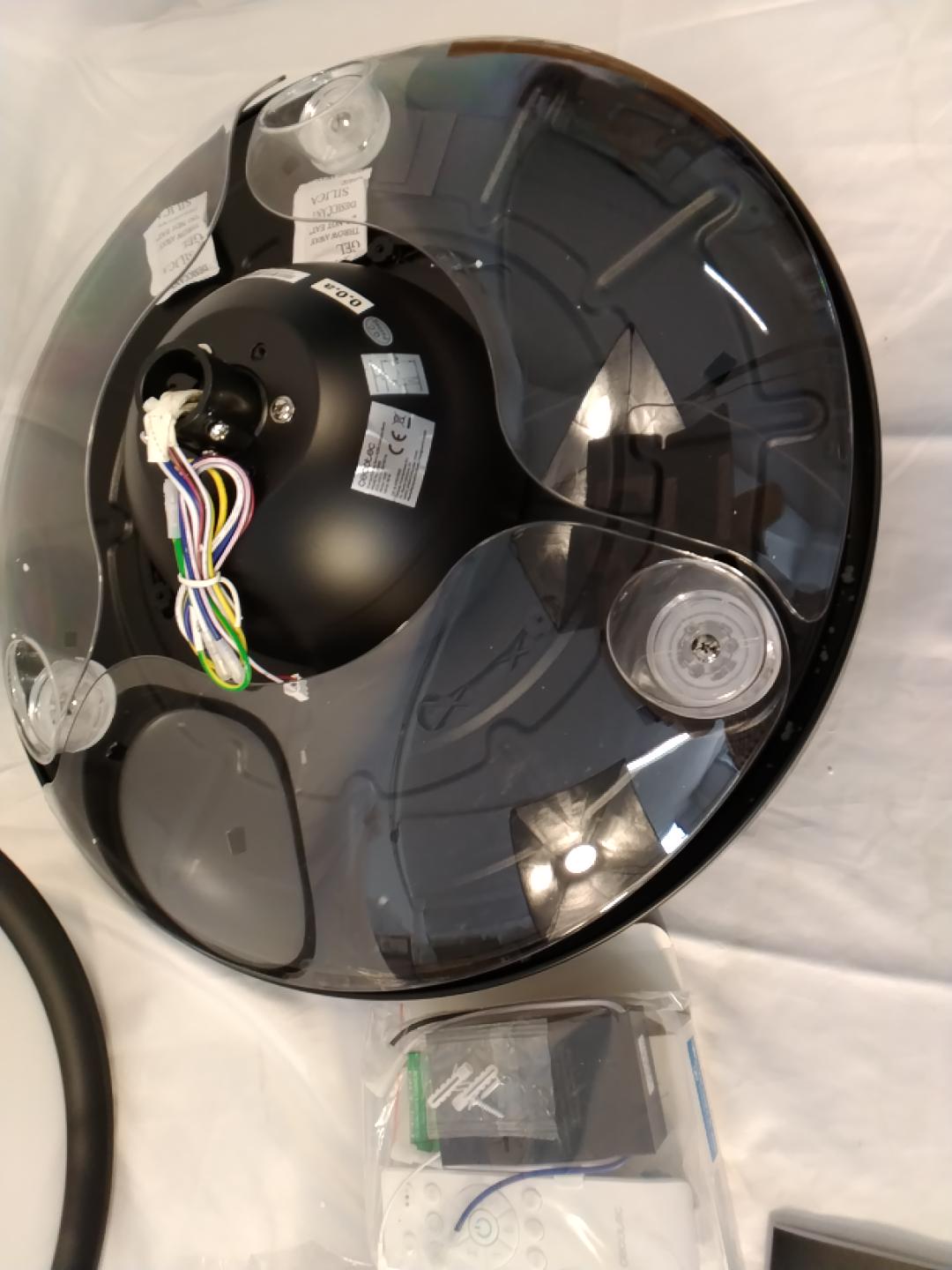 Cecotec EnergySilence Aero 4280 Invisible | Ventilatore da Soffitto con Pale Retrattili e Luce LED | Nero | Nuovo
