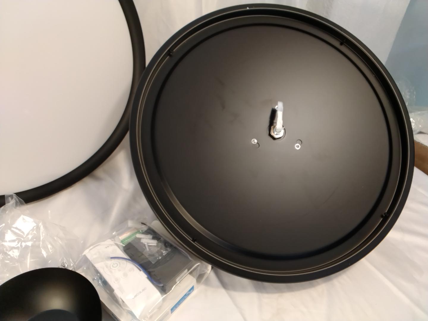 Cecotec EnergySilence Aero 4280 Invisible | Ventilatore da Soffitto con Pale Retrattili e Luce LED | Nero | Nuovo