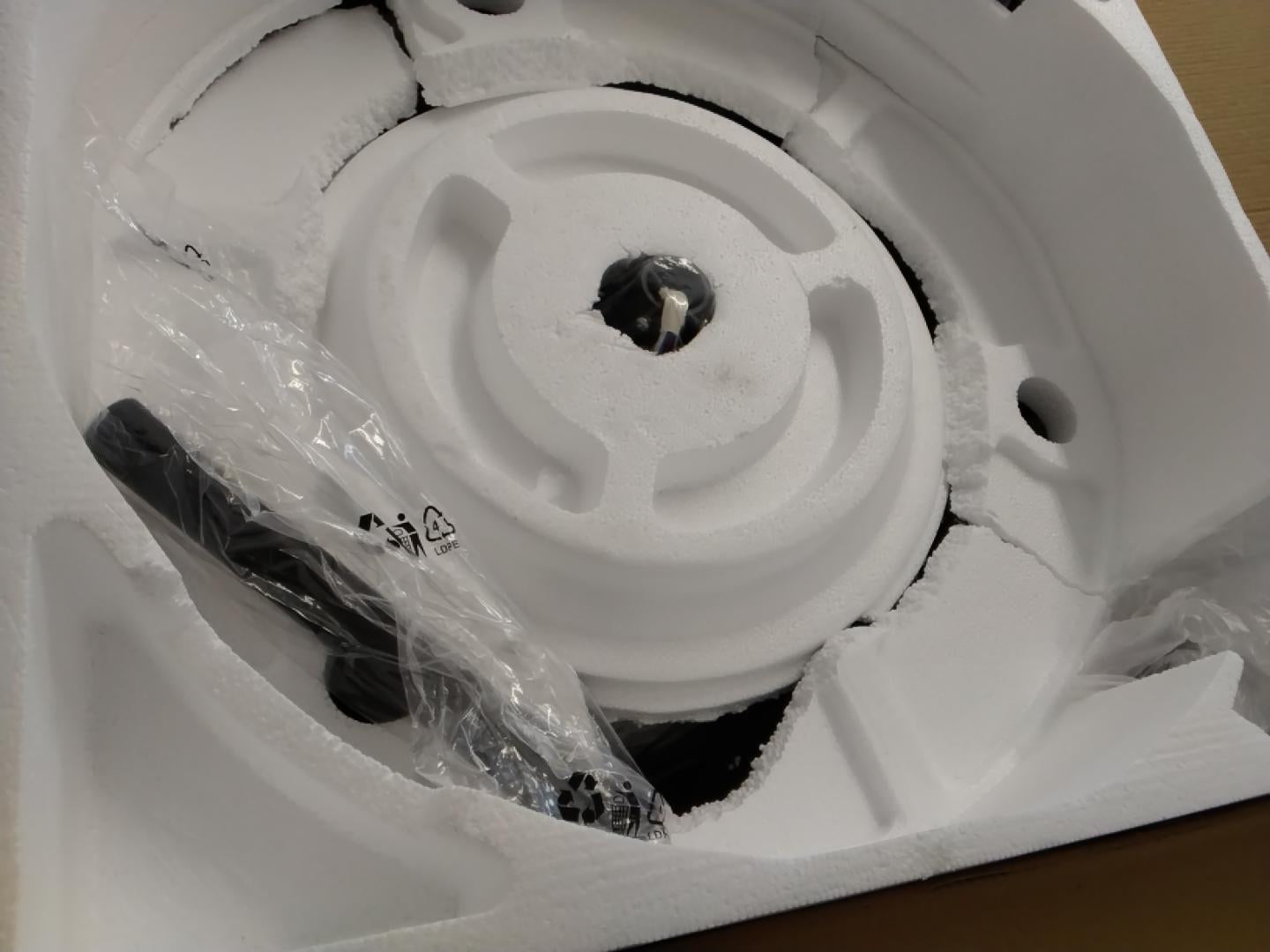 Cecotec EnergySilence Aero 4280 Invisible | Ventilatore da Soffitto con Pale Retrattili e Luce LED | Nero | Nuovo